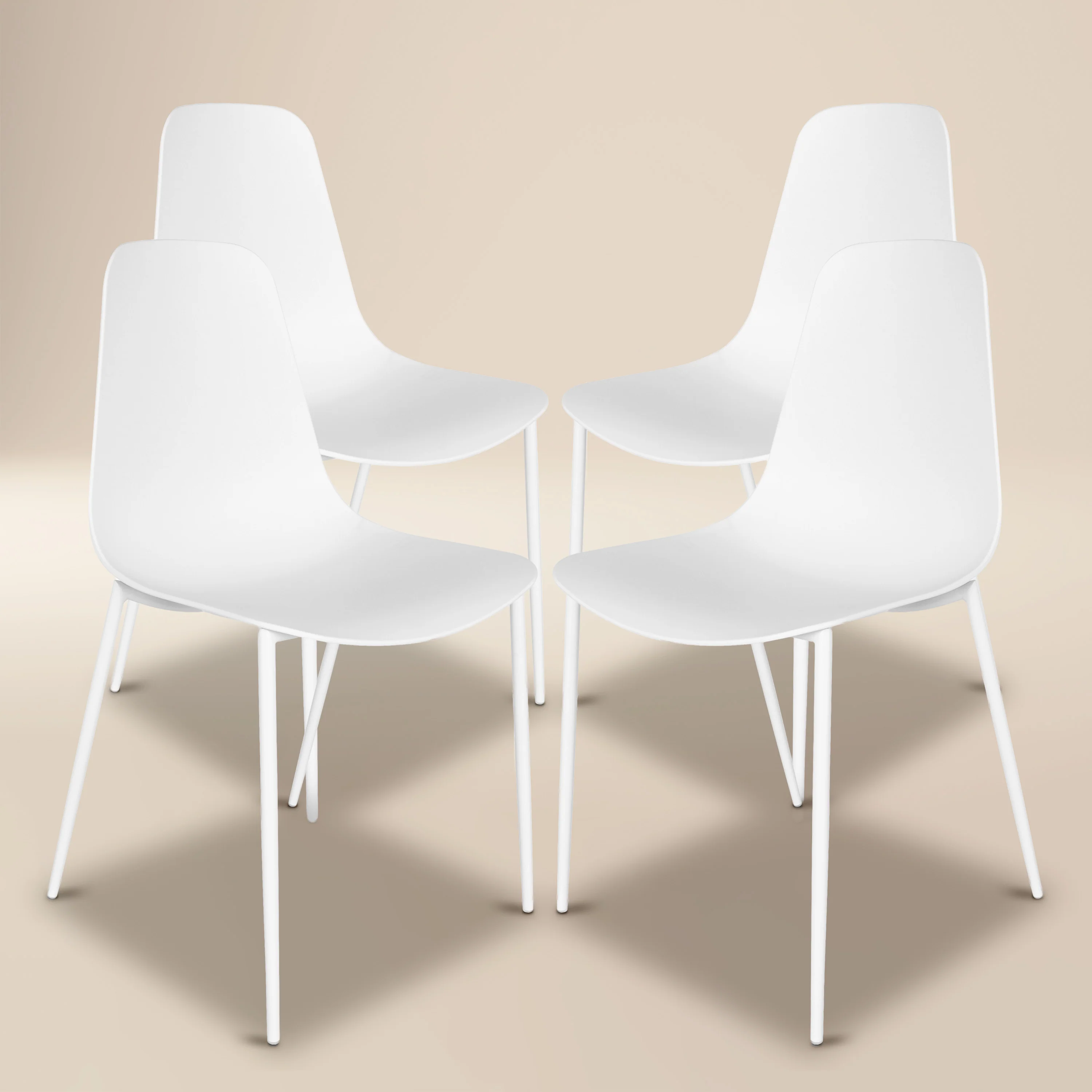 Isla Dining Chair | White | Set of 4
