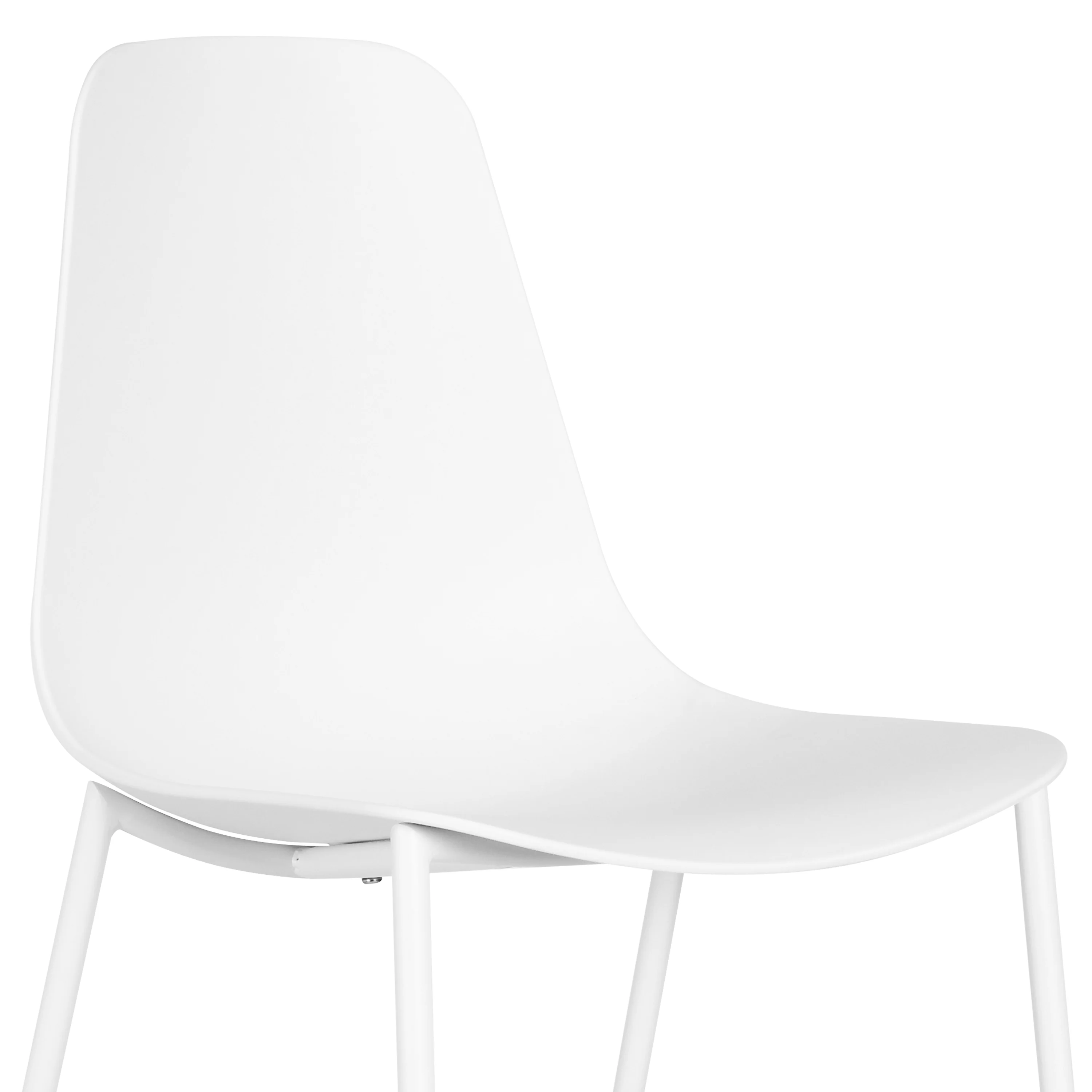 Isla Dining Chair | White | Set of 4 - Image 10
