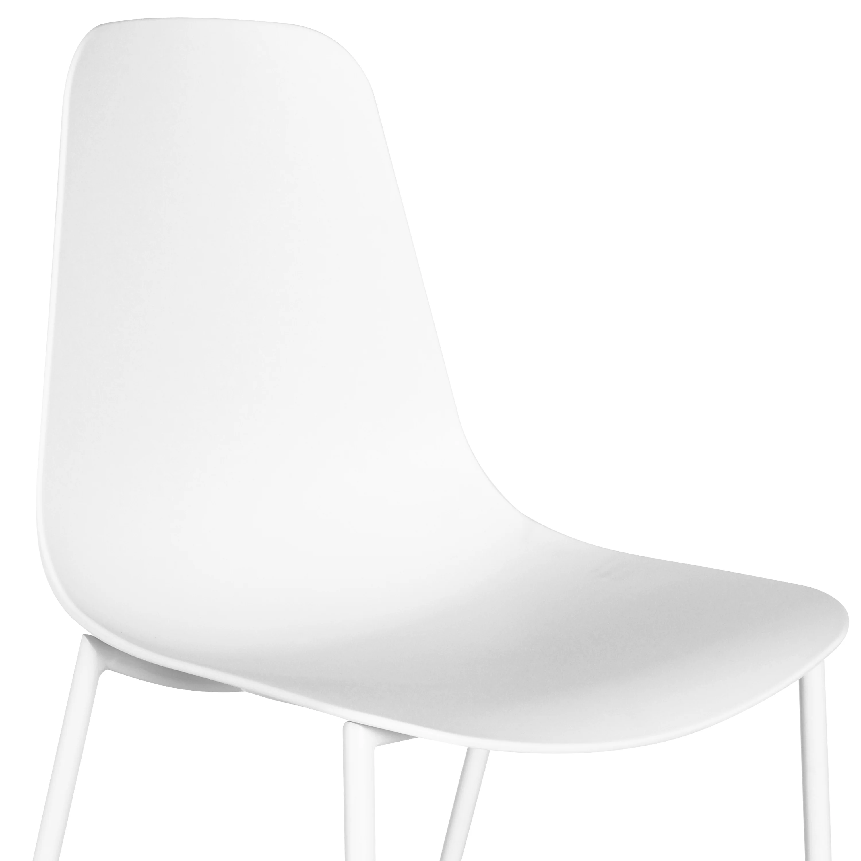 Isla Dining Chair | White | Set of 4 - Image 11