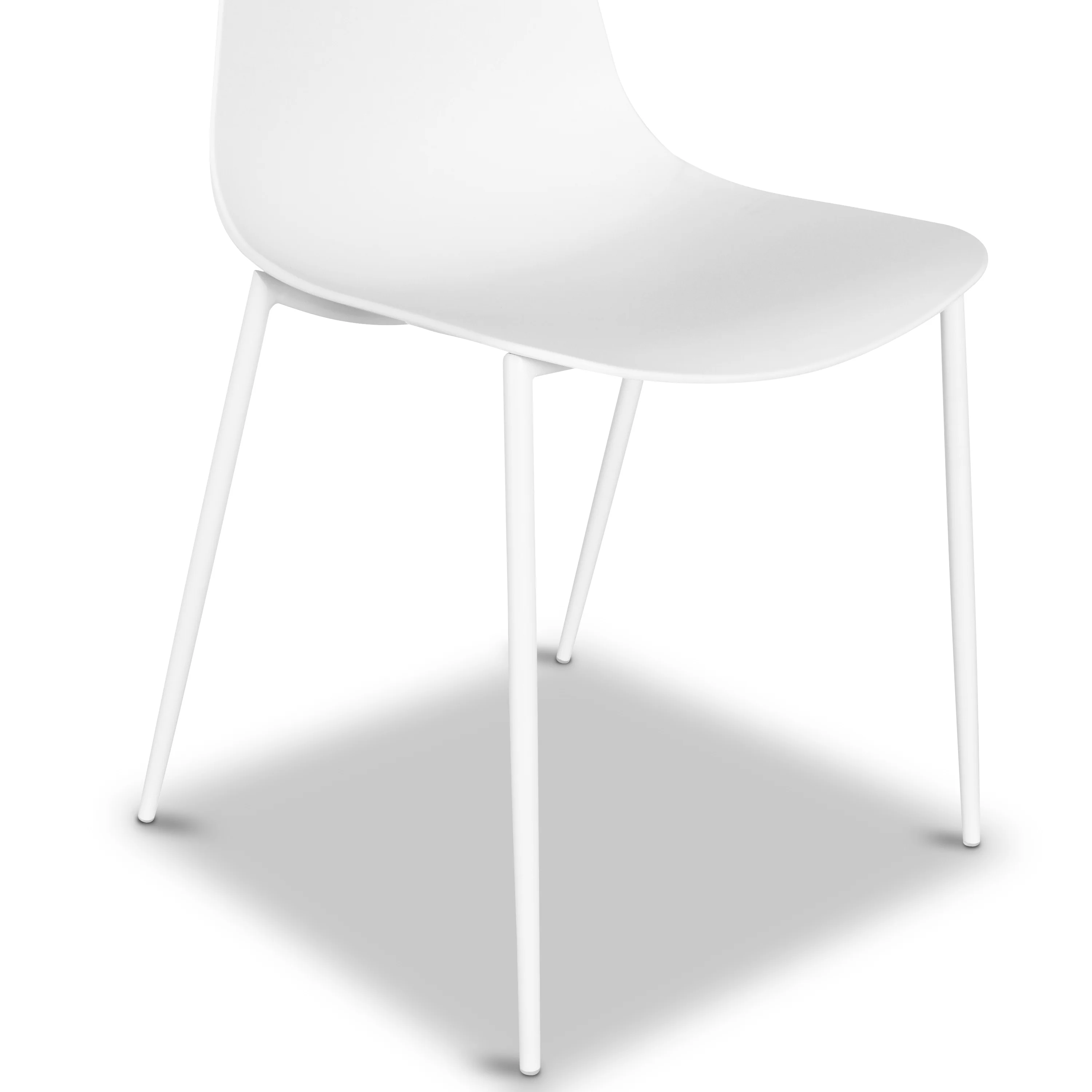 Isla Dining Chair | White | Set of 4 - Image 12