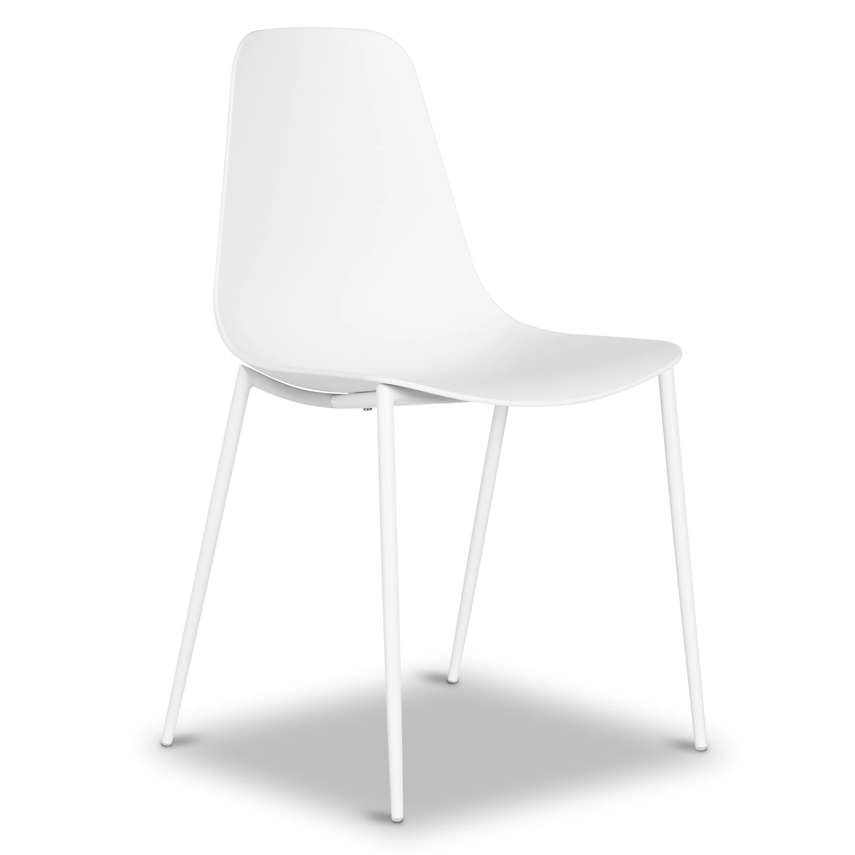 Isla Dining Chair | White | Set of 4 - Image 8
