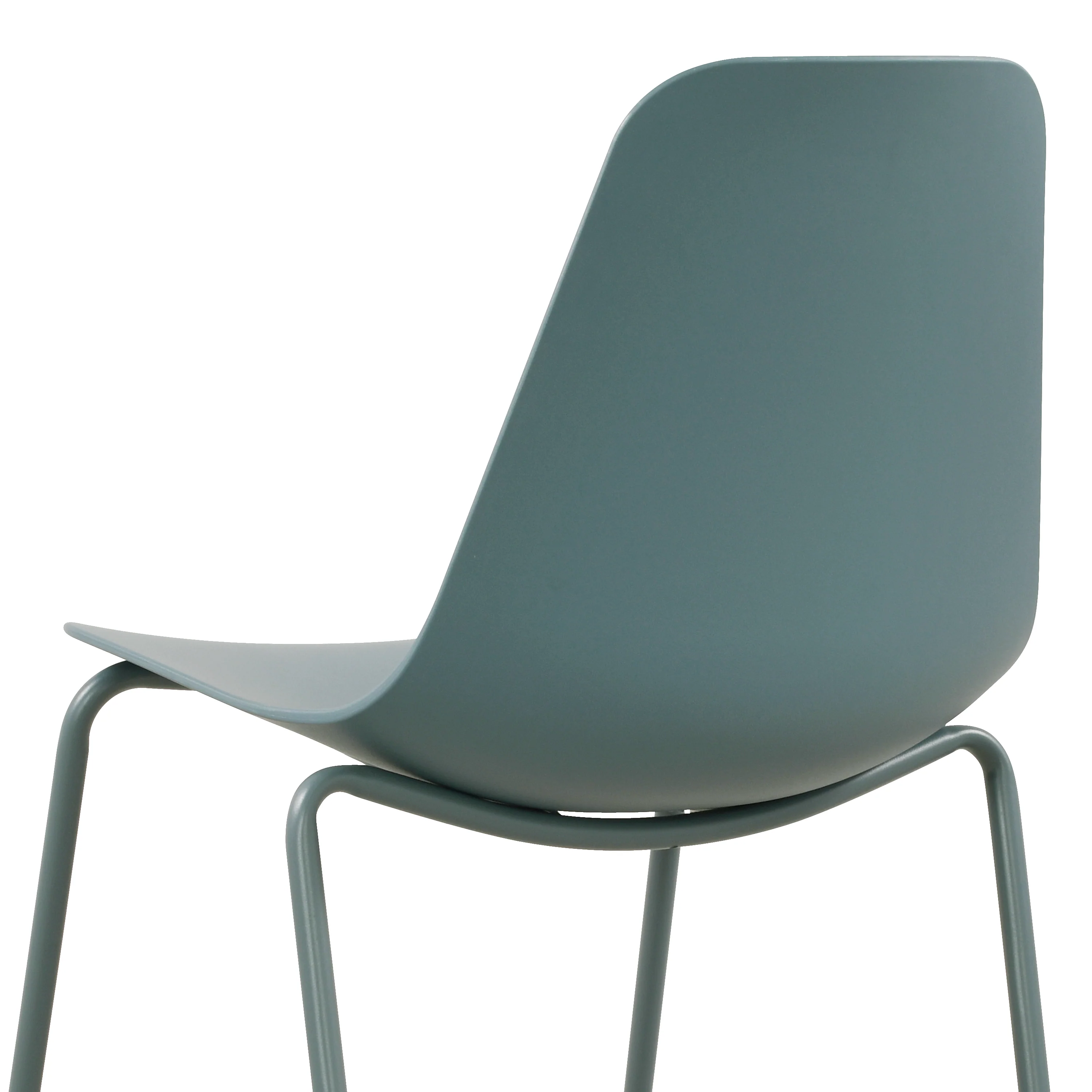 Isla Stackable Dining Chair | Coastal Blue | Set of 4 - Image 10