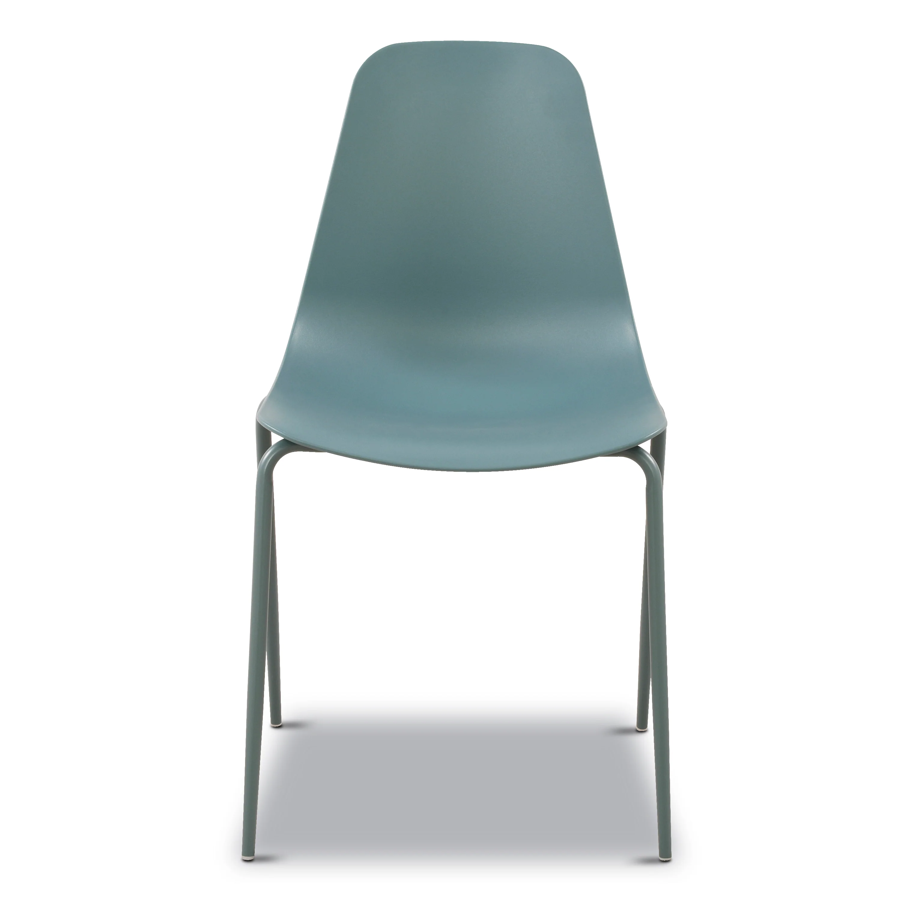 Isla Stackable Dining Chair | Coastal Blue | Set of 4 - Image 4