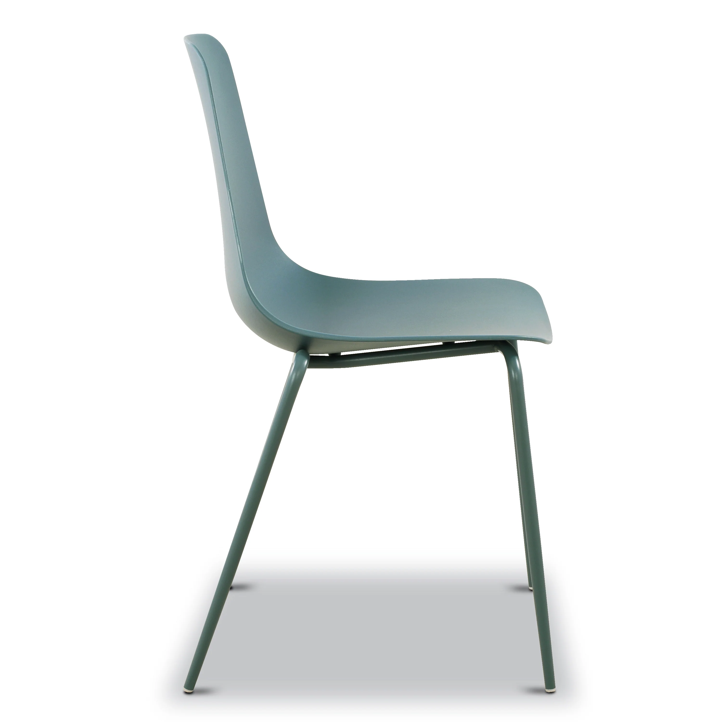 Isla Stackable Dining Chair | Coastal Blue | Set of 4 - Image 6