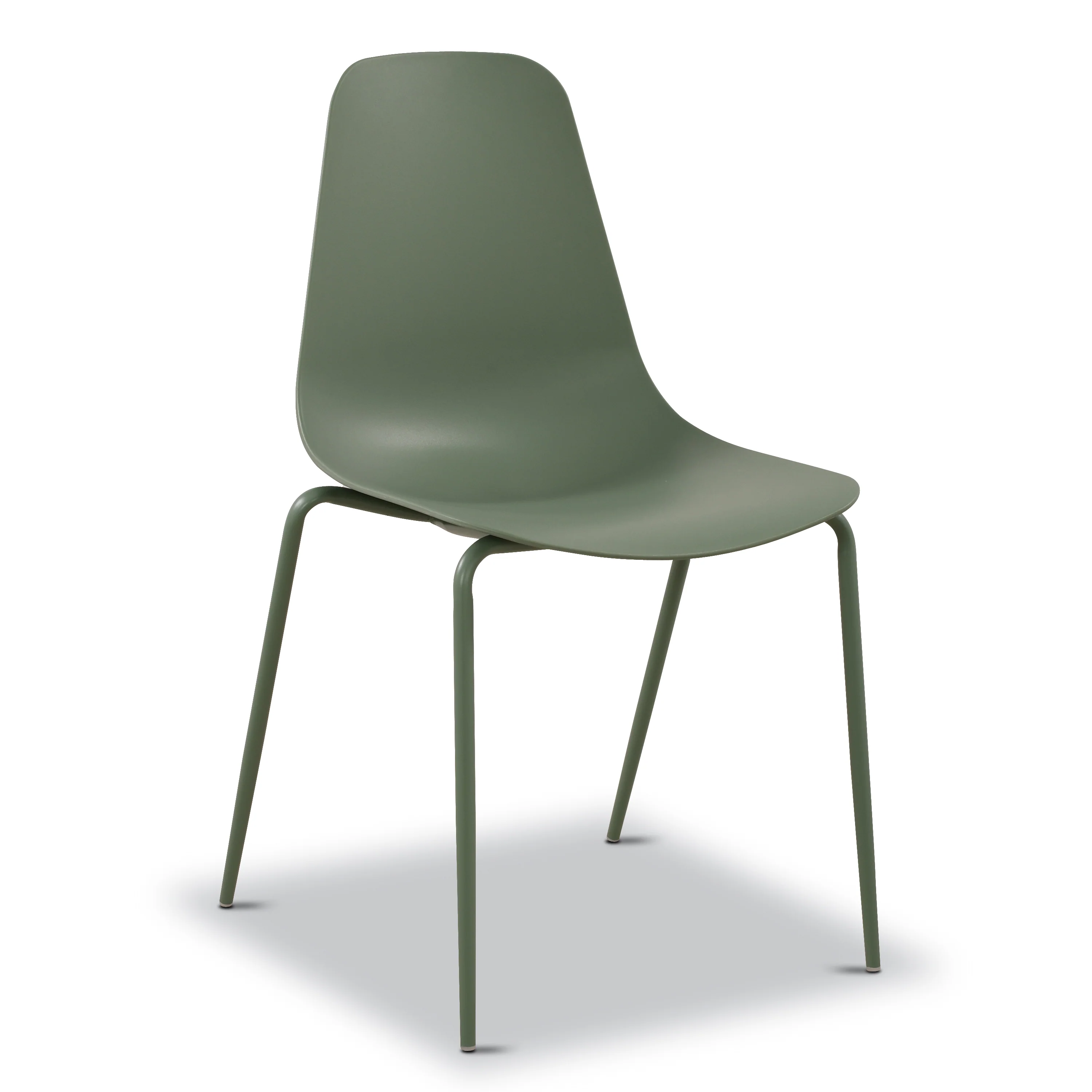 Isla Stackable Dining Chair | Pistachio Green | Set of 4 - Image 5