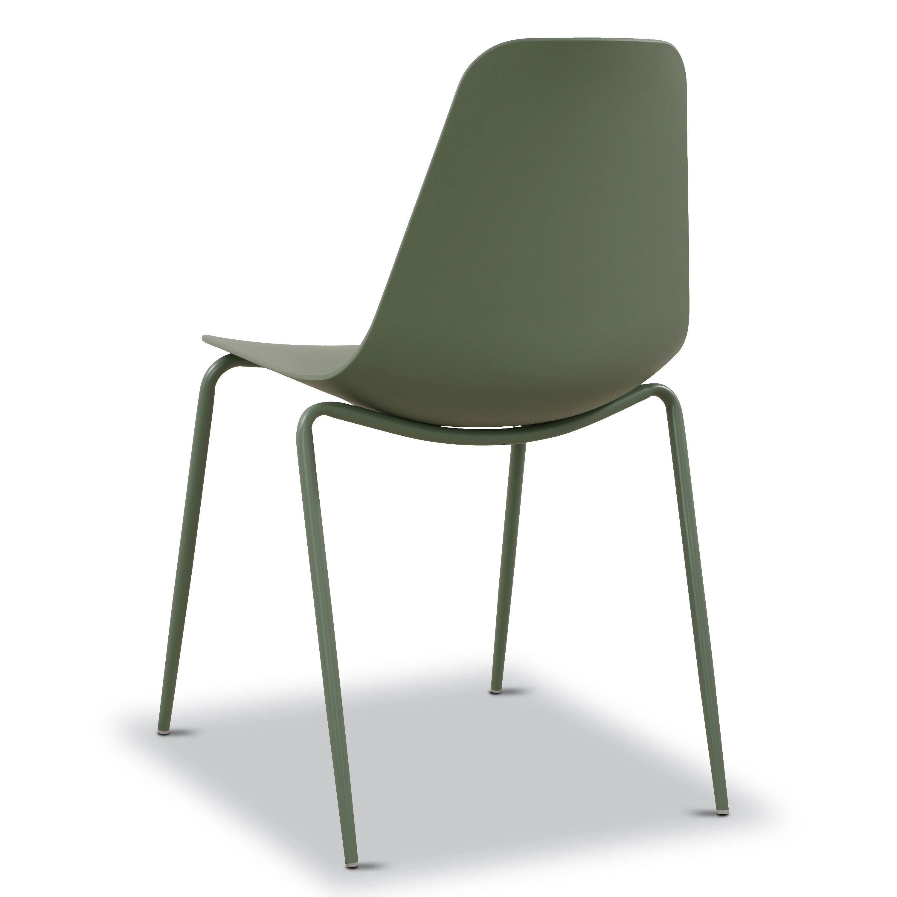 Isla Stackable Dining Chair | Pistachio Green | Set of 4 - Image 7