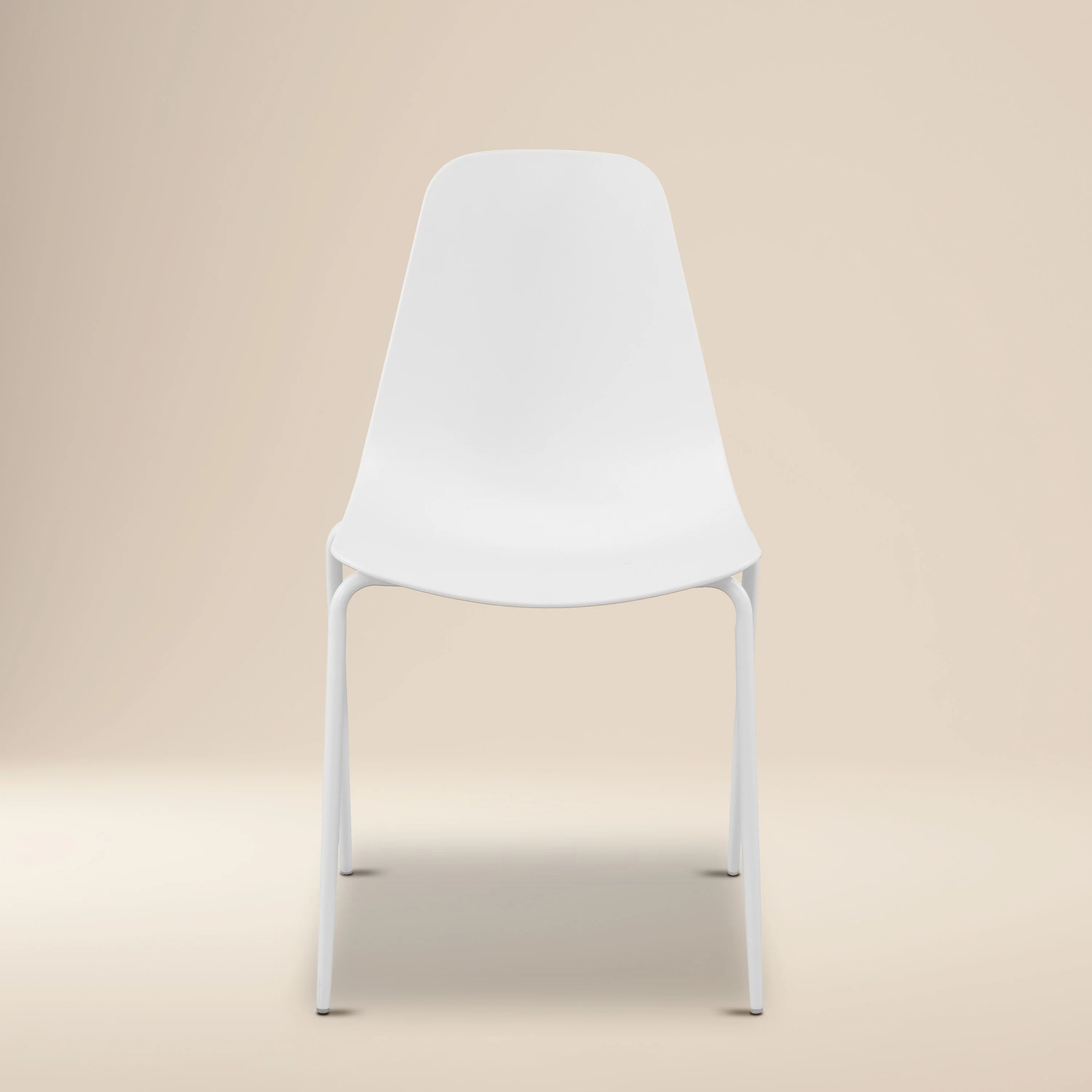 Isla Stackable Dining Chair | White | Set of 4