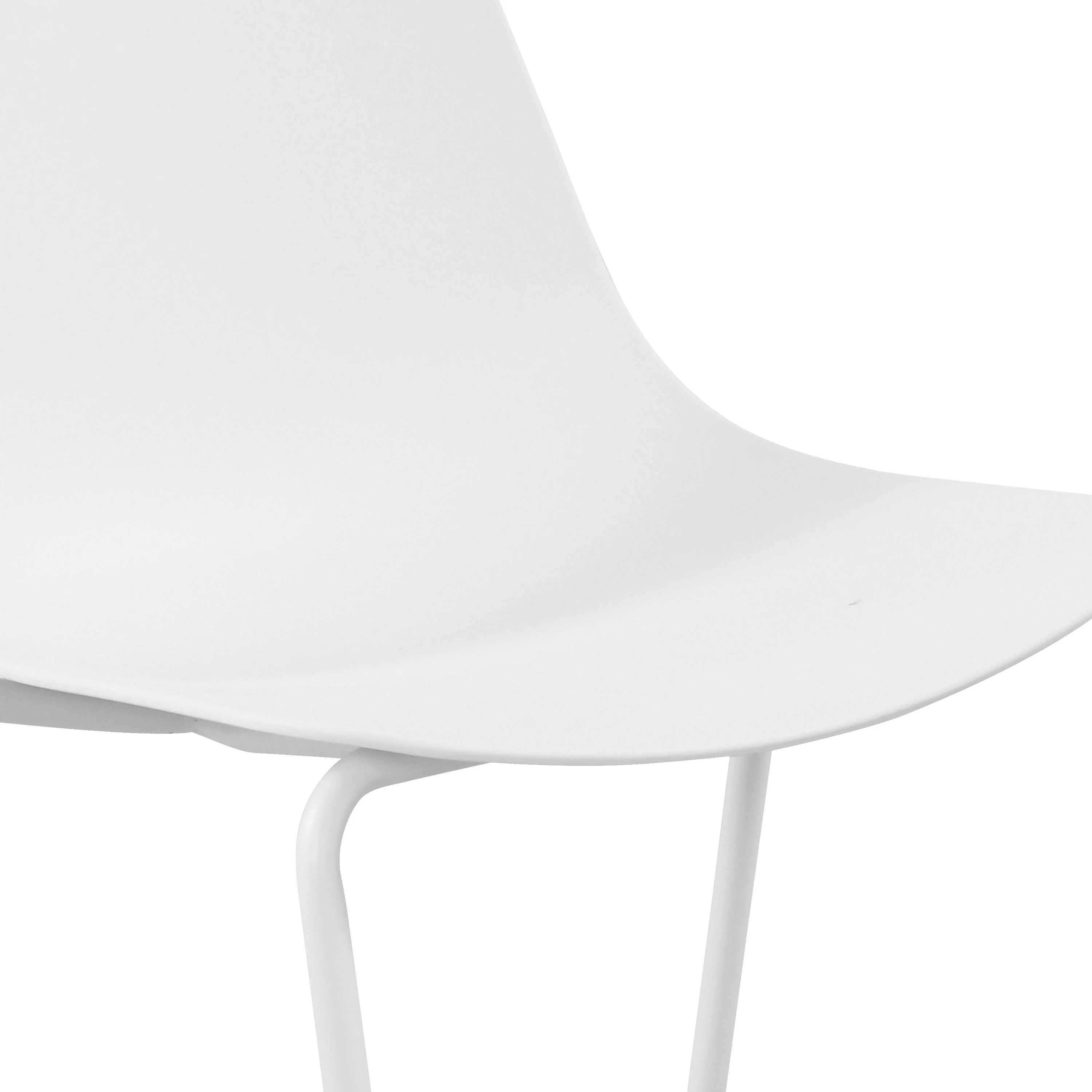 Isla Stackable Dining Chair | White | Set of 4 - Image 11