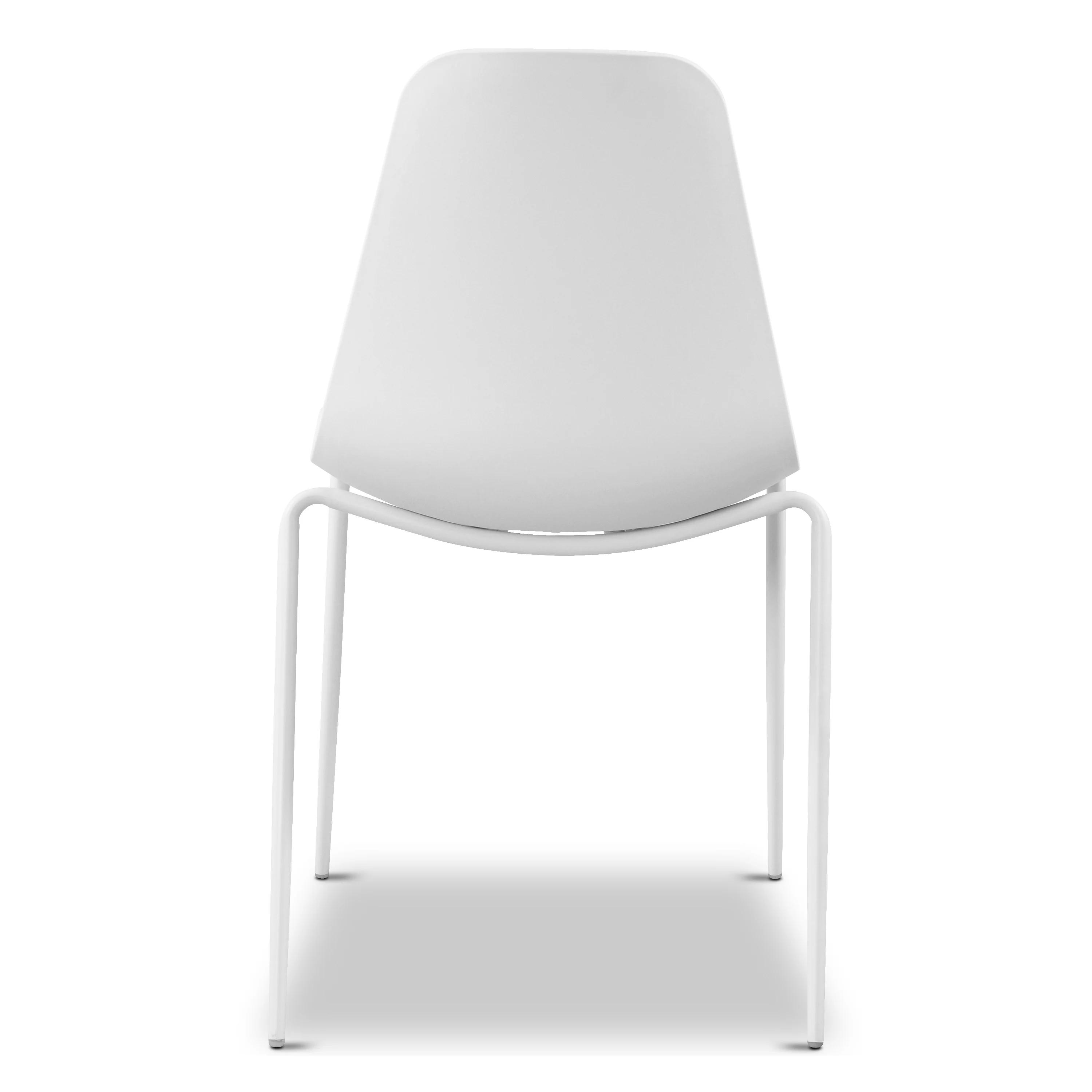 Isla Stackable Dining Chair | White | Set of 4 - Image 8