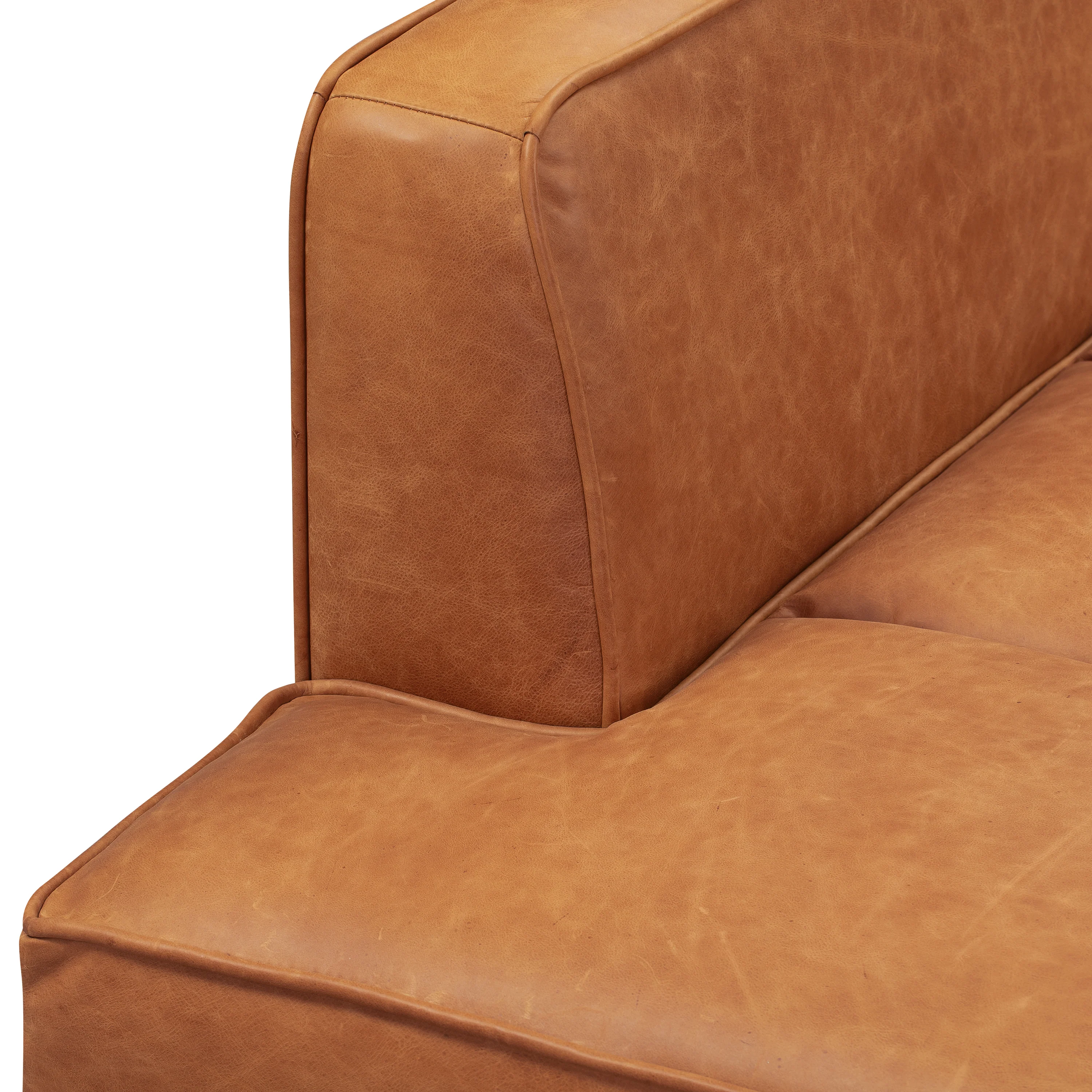 Jasper Leather Daybed | Cognac Tan - Image 10