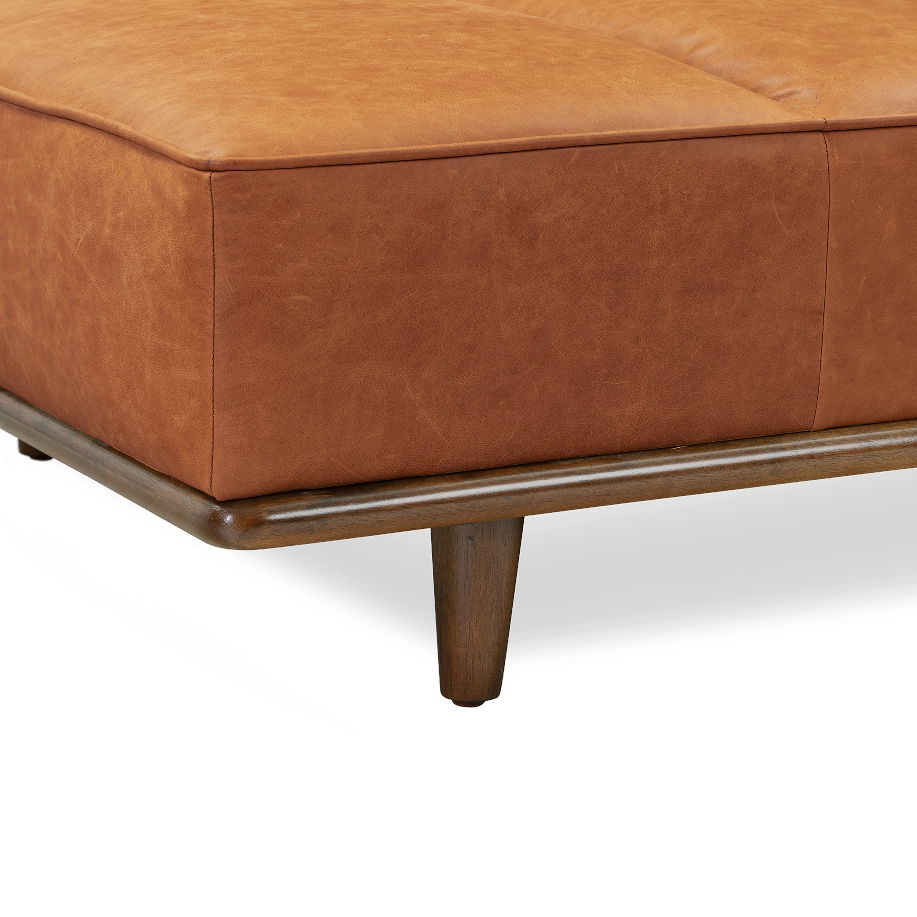 Jasper Leather Daybed | Cognac Tan - Image 13