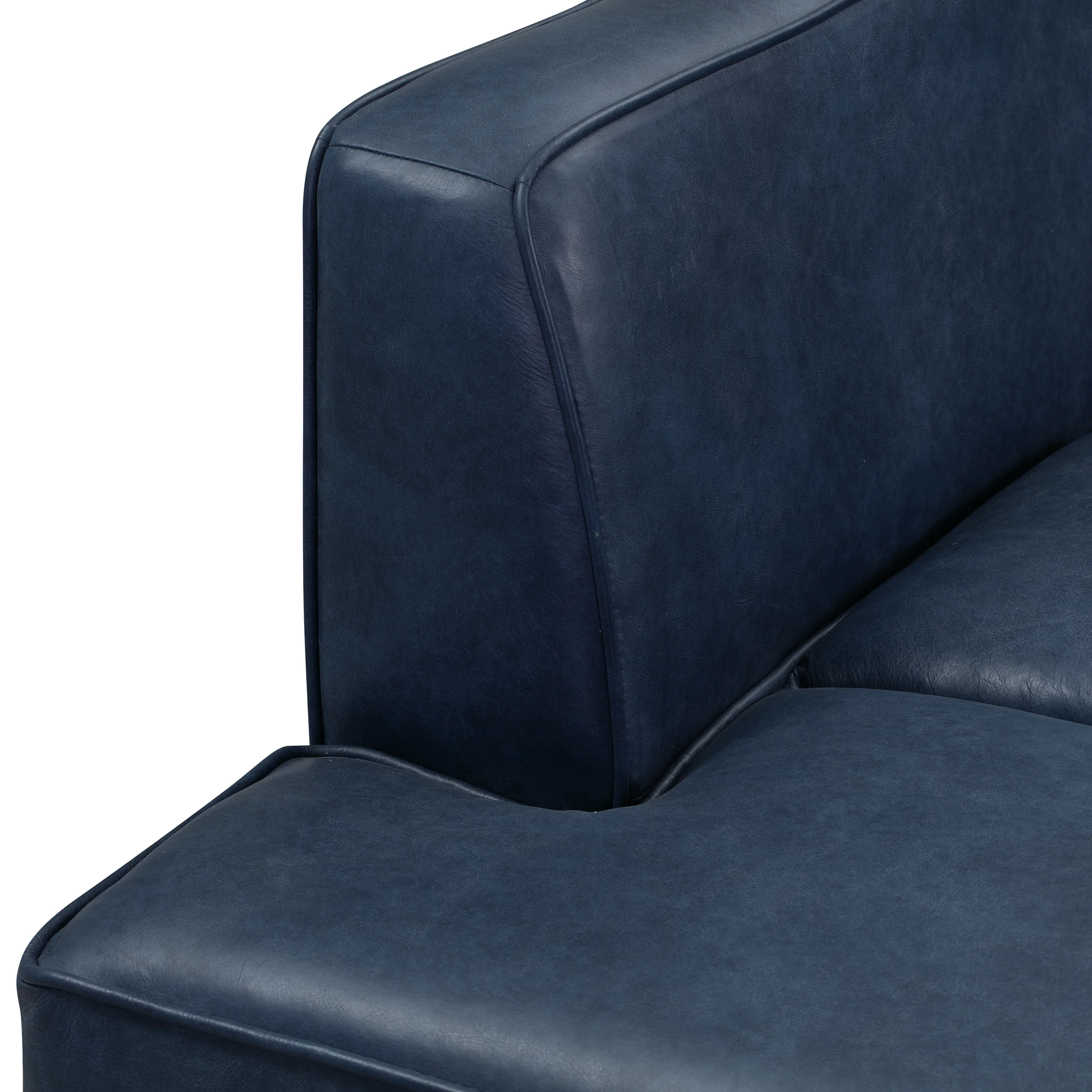 Jasper Leather Daybed | Midnight Blue - Image 10