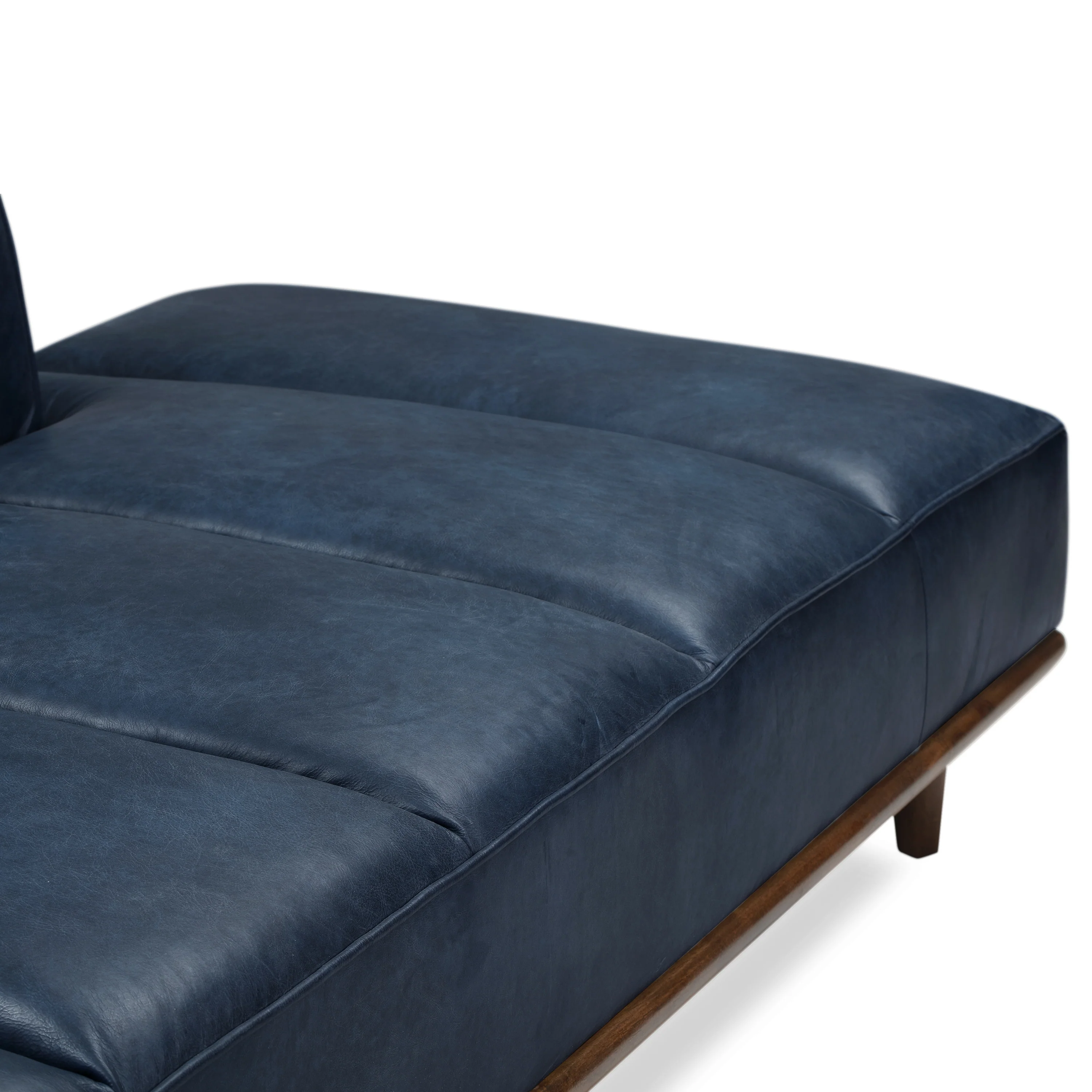 Jasper Leather Daybed | Midnight Blue - Image 12