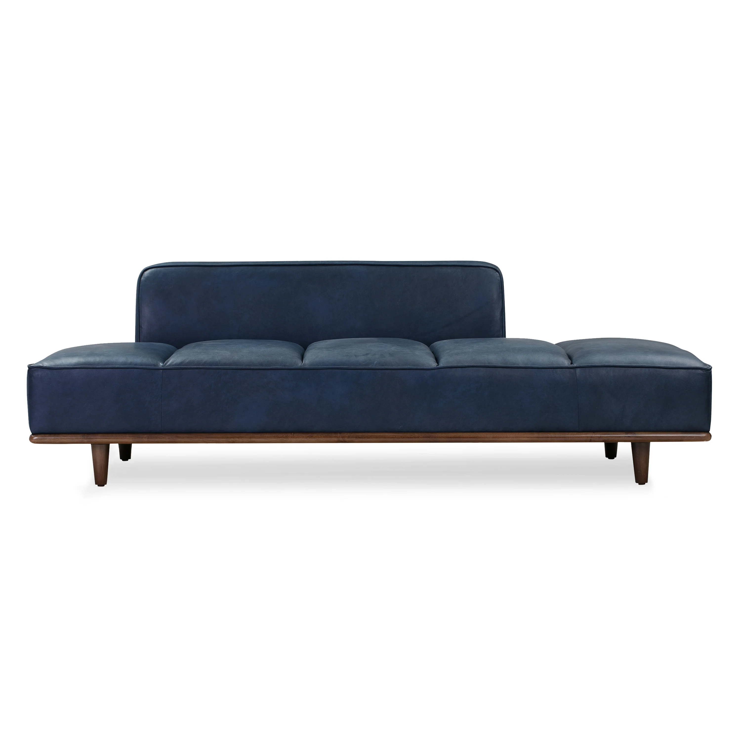 Jasper Leather Daybed | Midnight Blue - Image 4