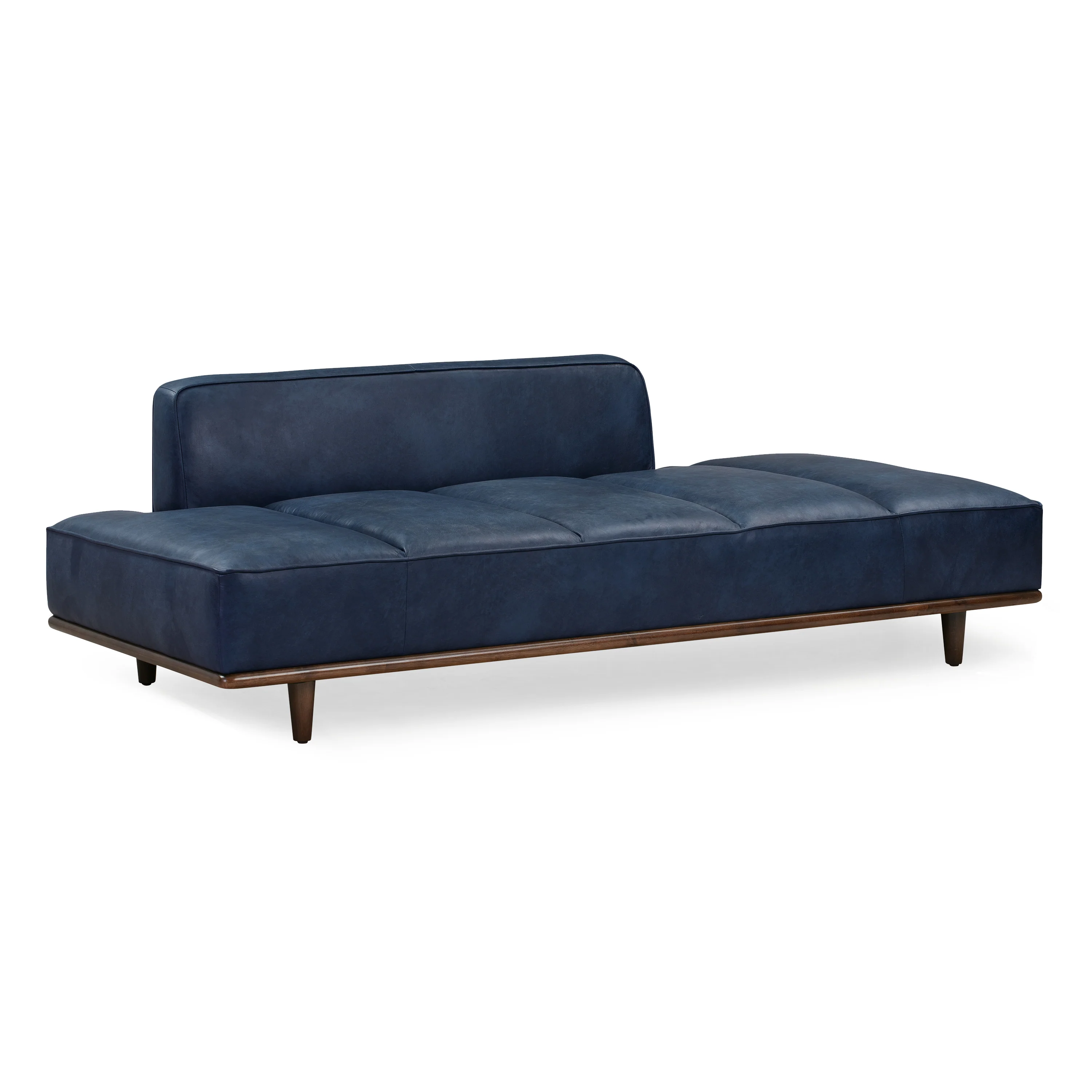 Jasper Leather Daybed | Midnight Blue - Image 5