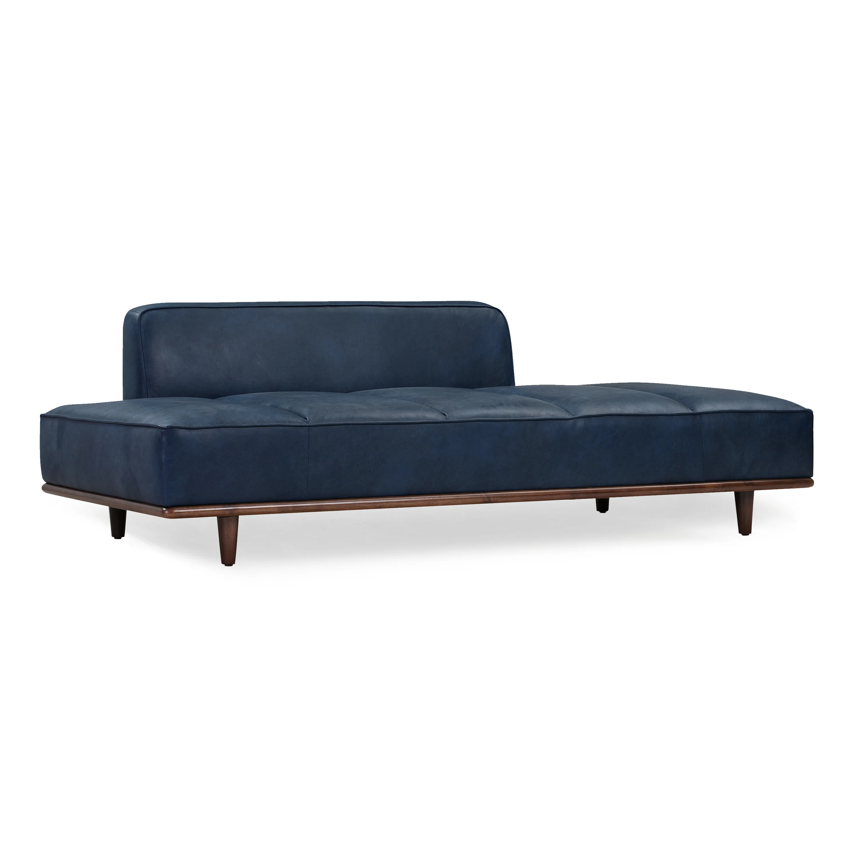 Jasper Leather Daybed | Midnight Blue - Image 7