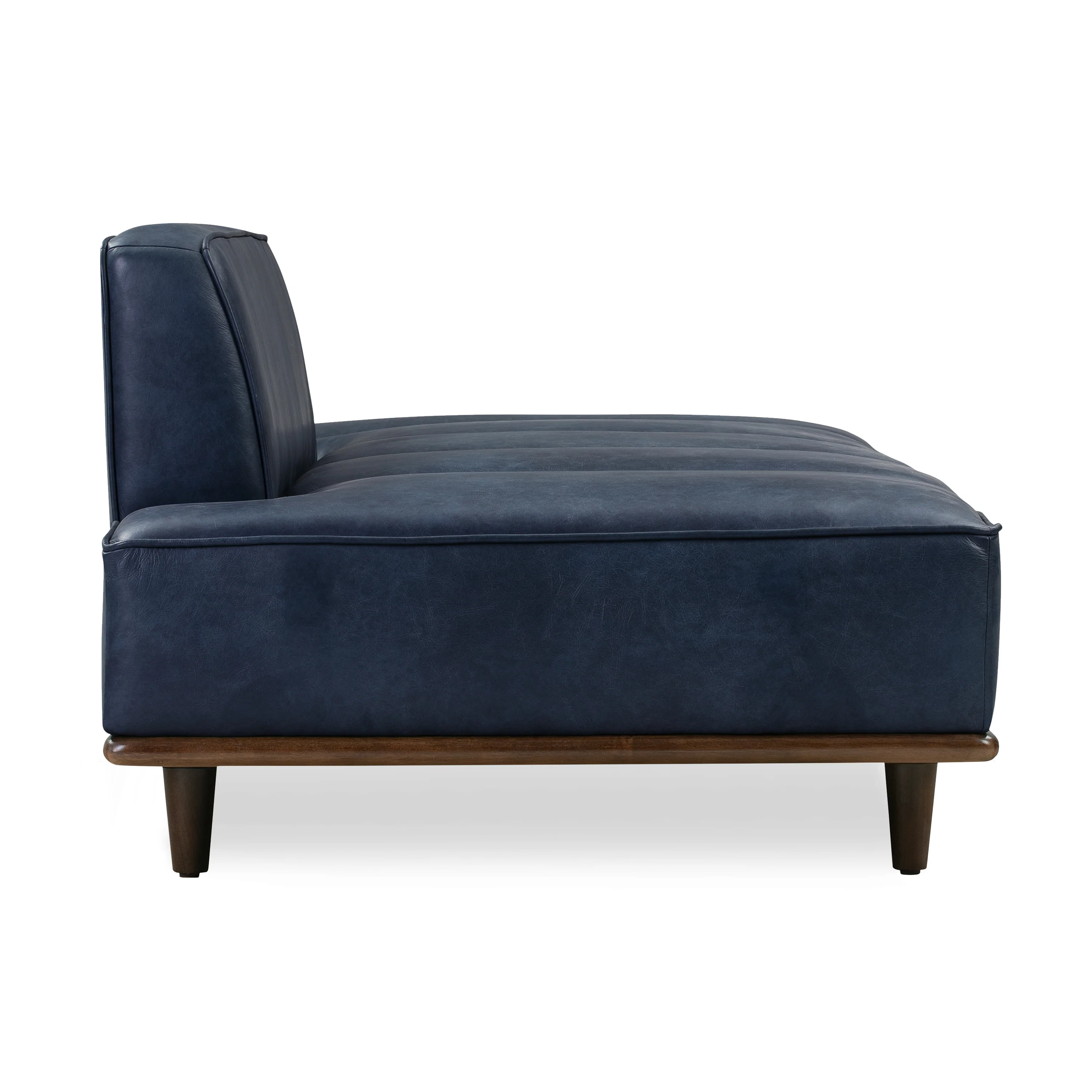 Jasper Leather Daybed | Midnight Blue - Image 8