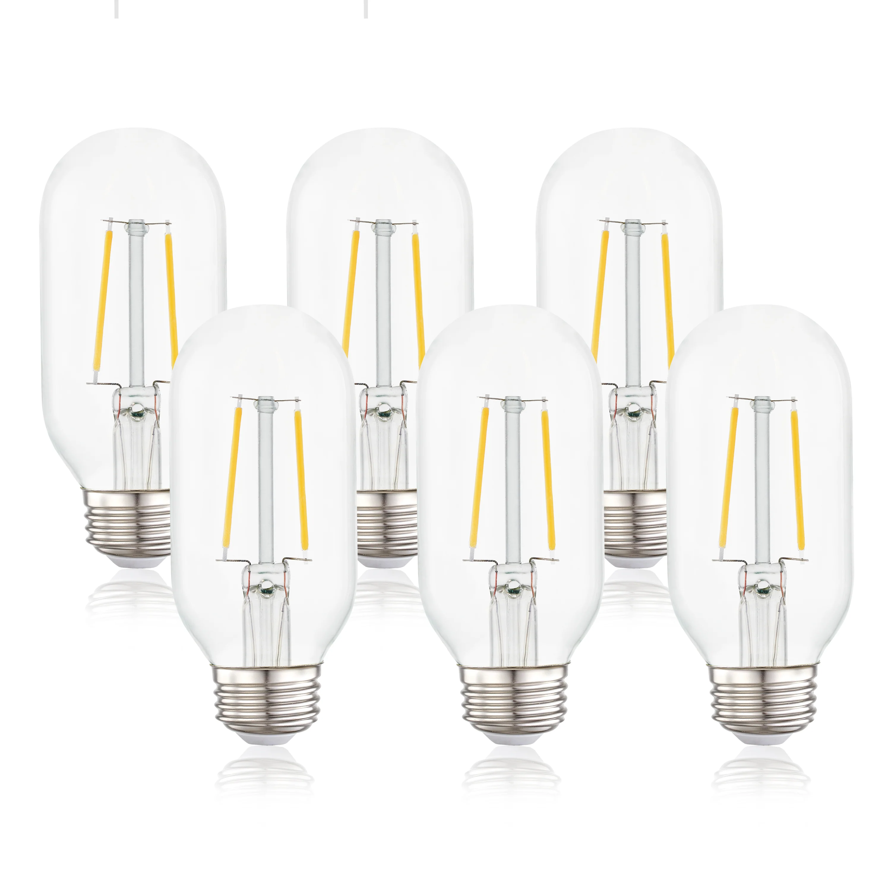 Kashan T14 Clear LED Filament Light Bulb | Clear | Set of 6 - Image 11