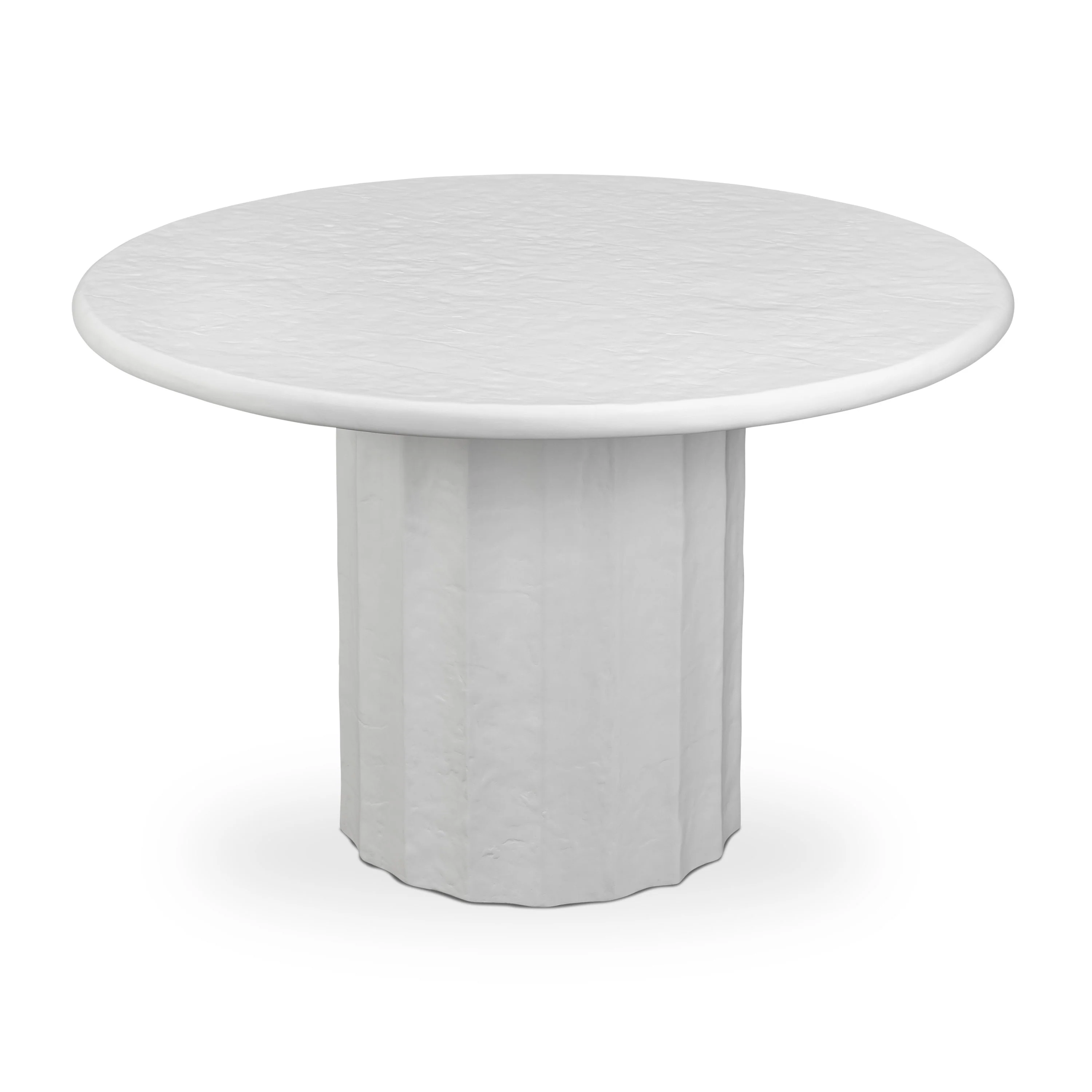 Kavala Indoor / Outdoor Dining Table (46") | Ivory Concrete - Image 3