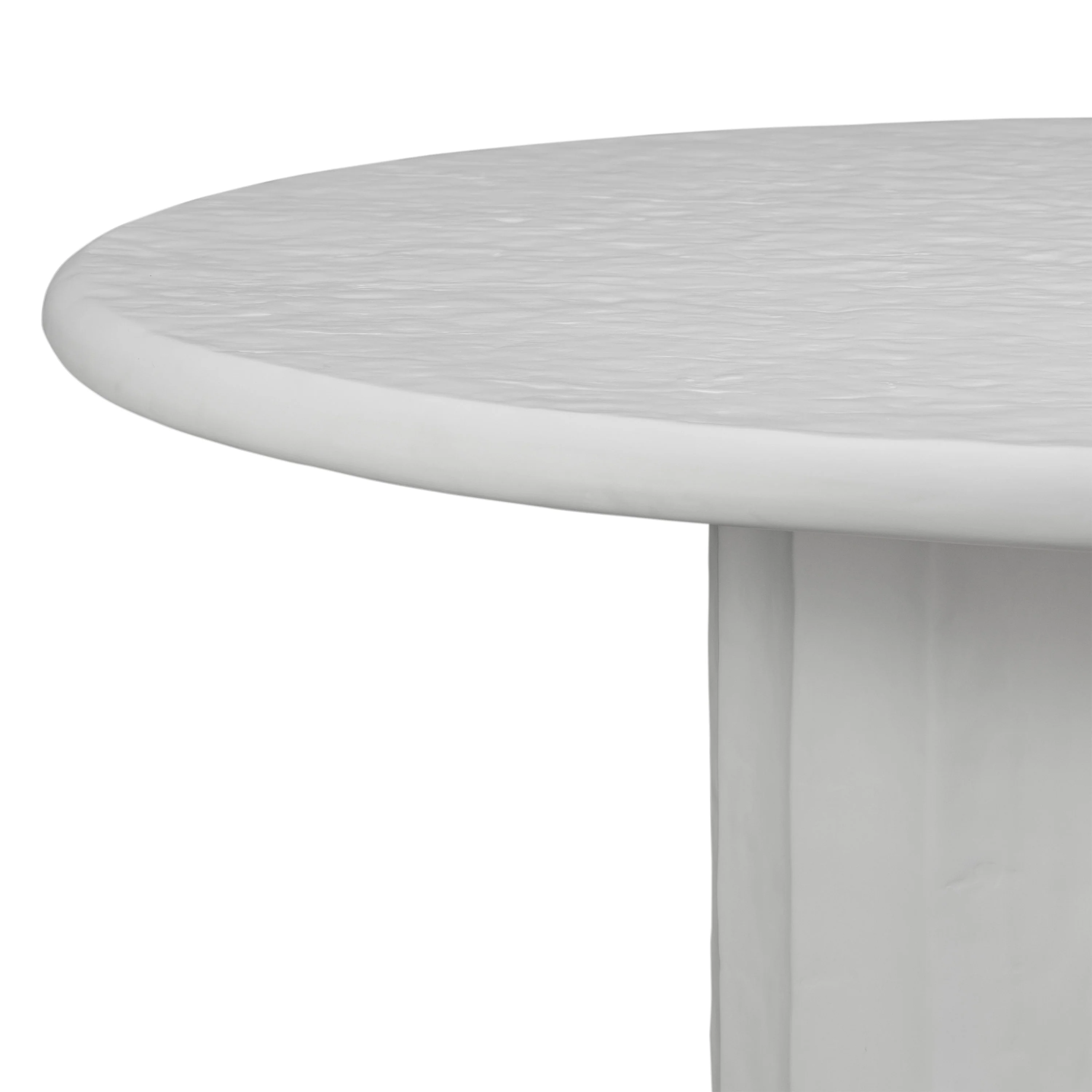 Kavala Indoor / Outdoor Dining Table (46") | Ivory Concrete - Image 8