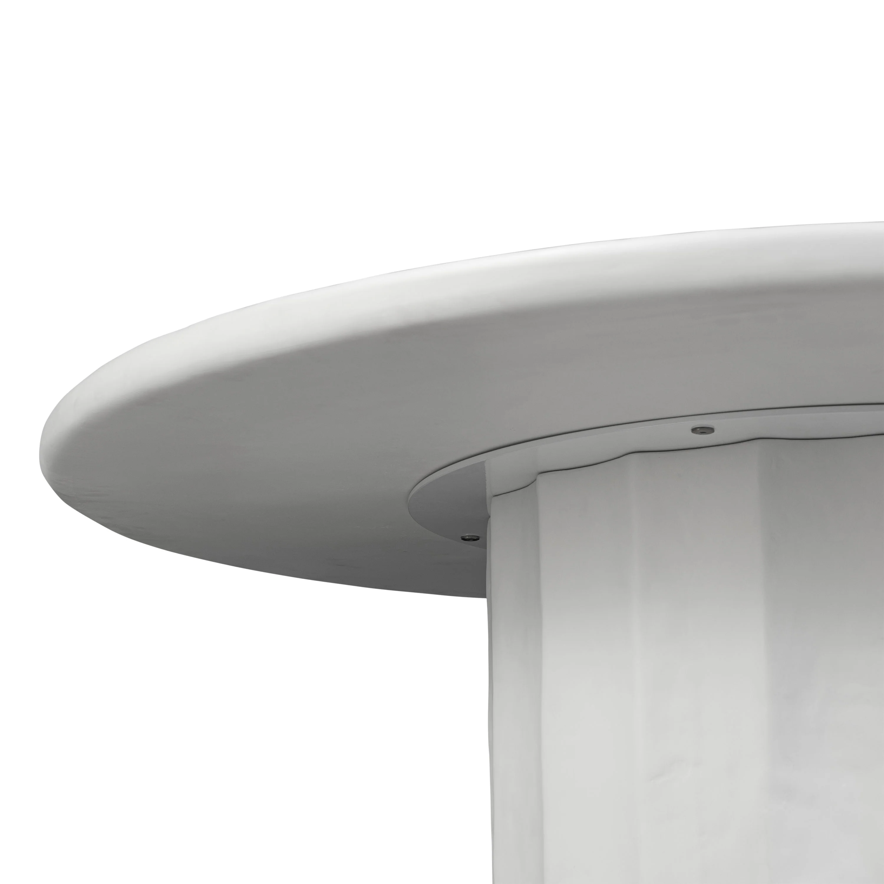Kavala Indoor / Outdoor Dining Table (46") | Ivory Concrete - Image 9