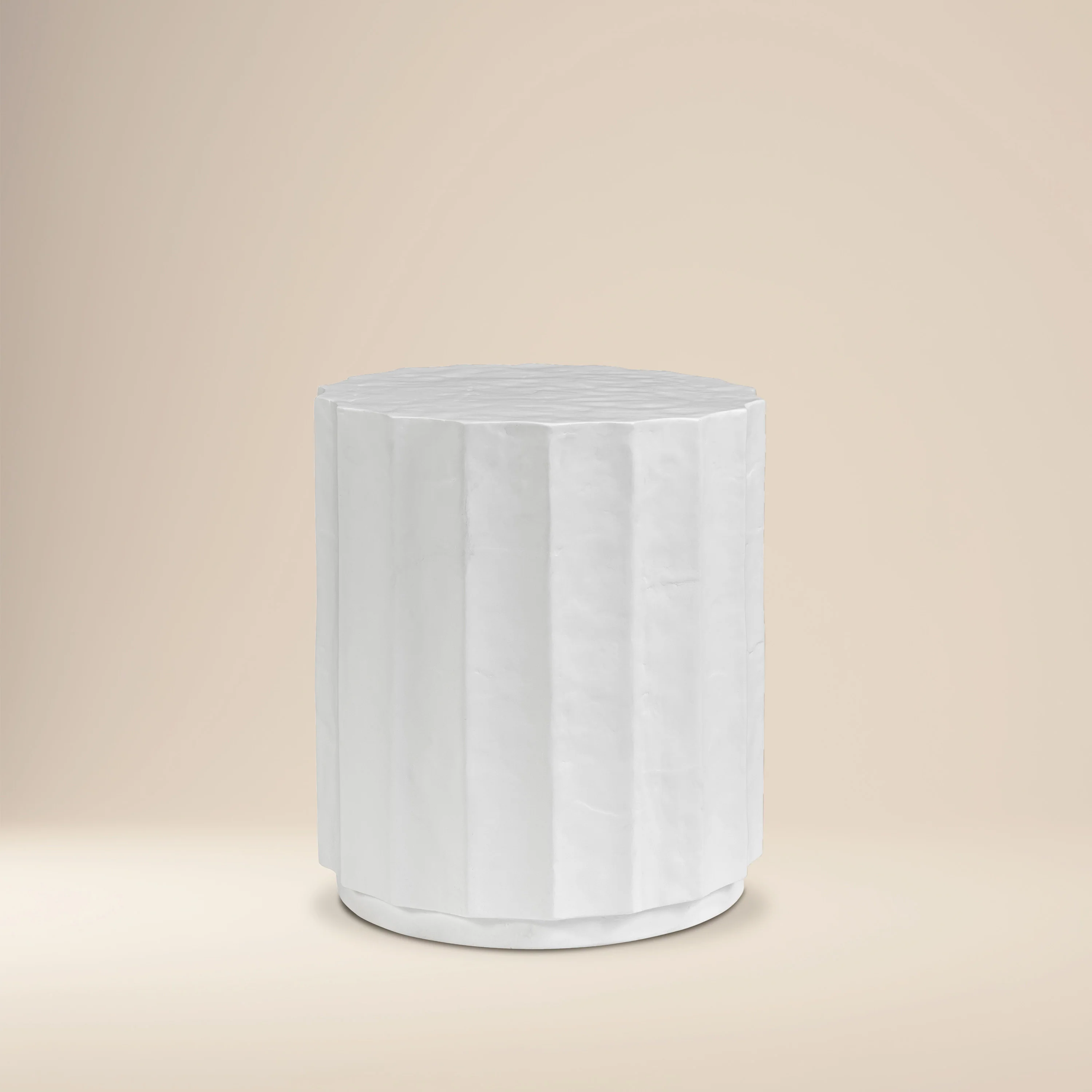 Kavala Side Table | Ivory Concrete