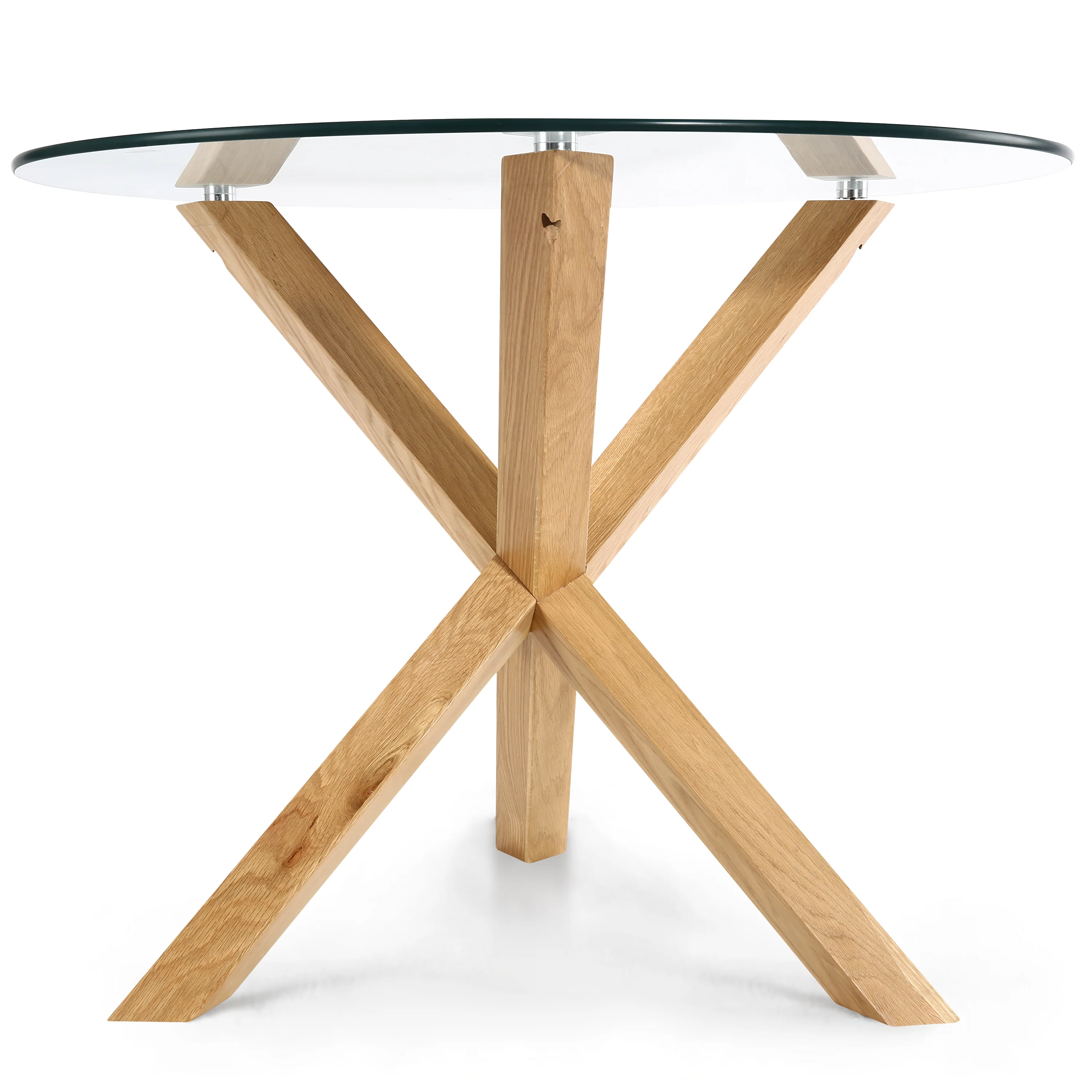 Kennedy Round Dining Table (37.4") | Natural - Image 10