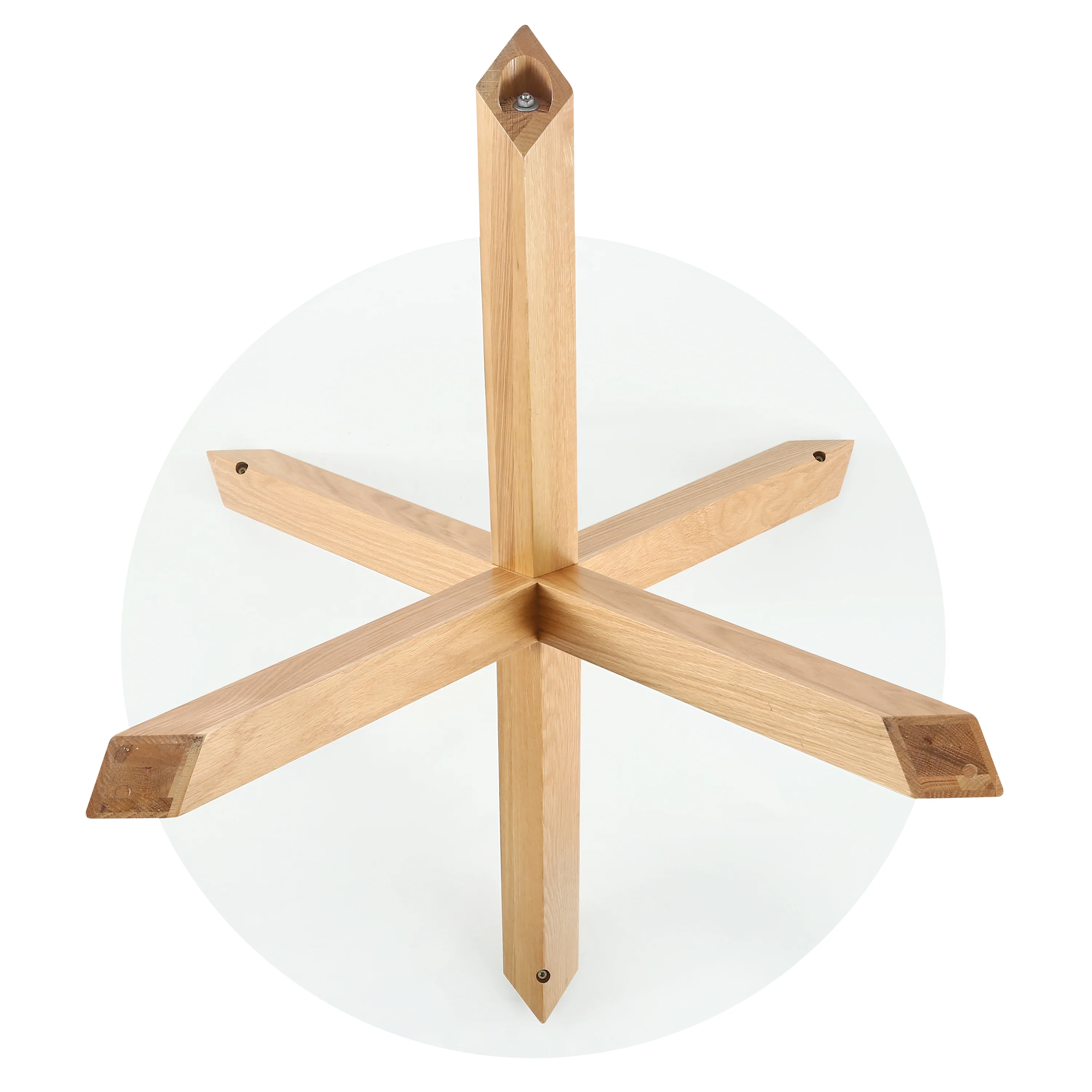 Kennedy Round Dining Table (37.4") | Natural - Image 11
