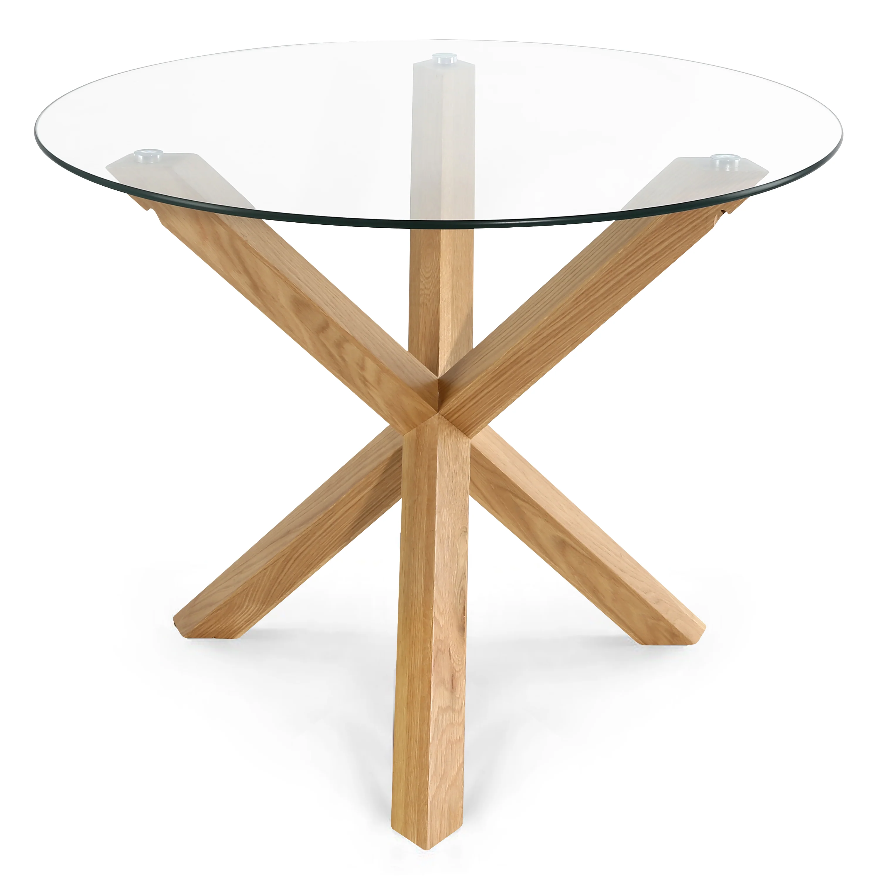 Kennedy Round Dining Table (37.4") | Natural - Image 4