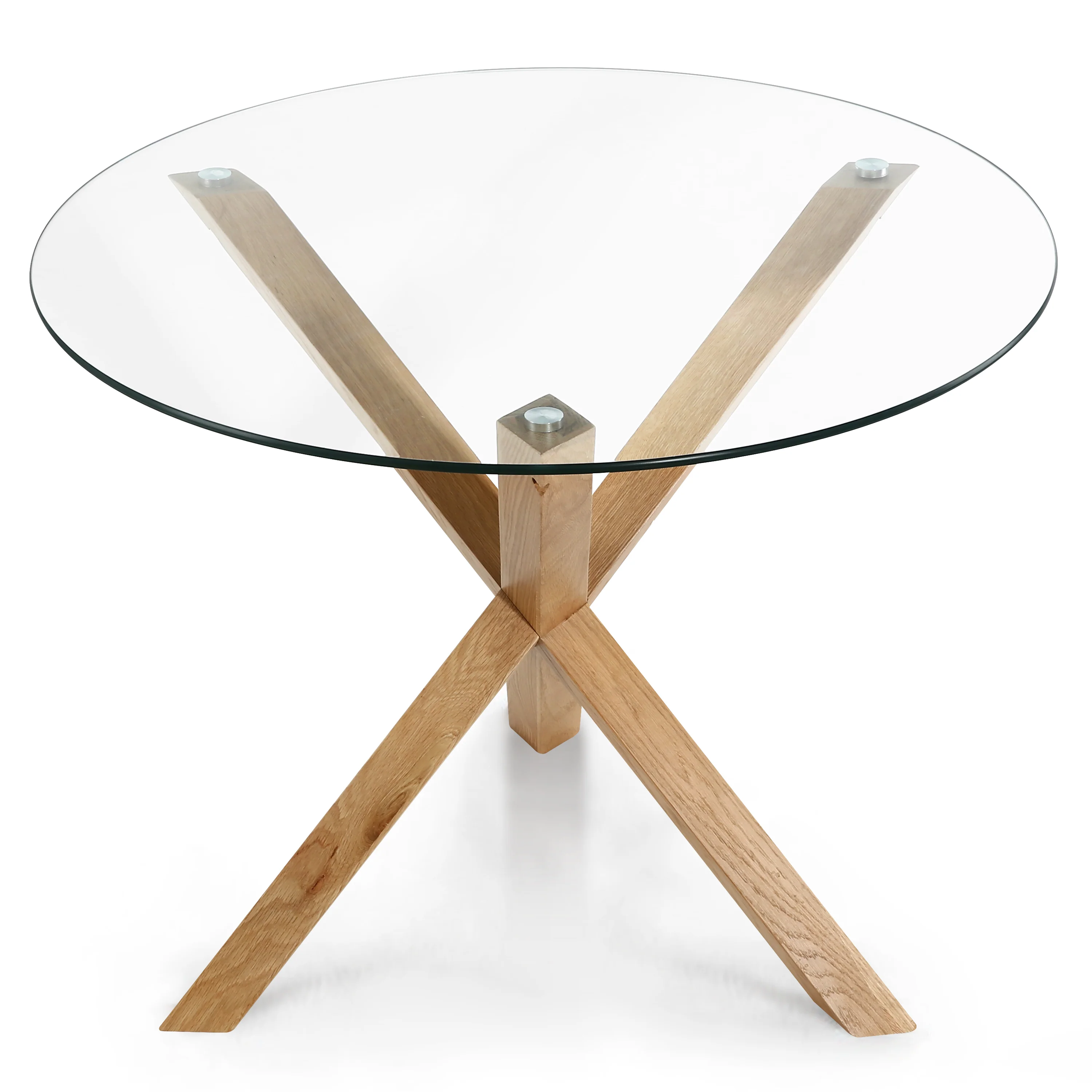 Kennedy Round Dining Table (37.4") | Natural - Image 5