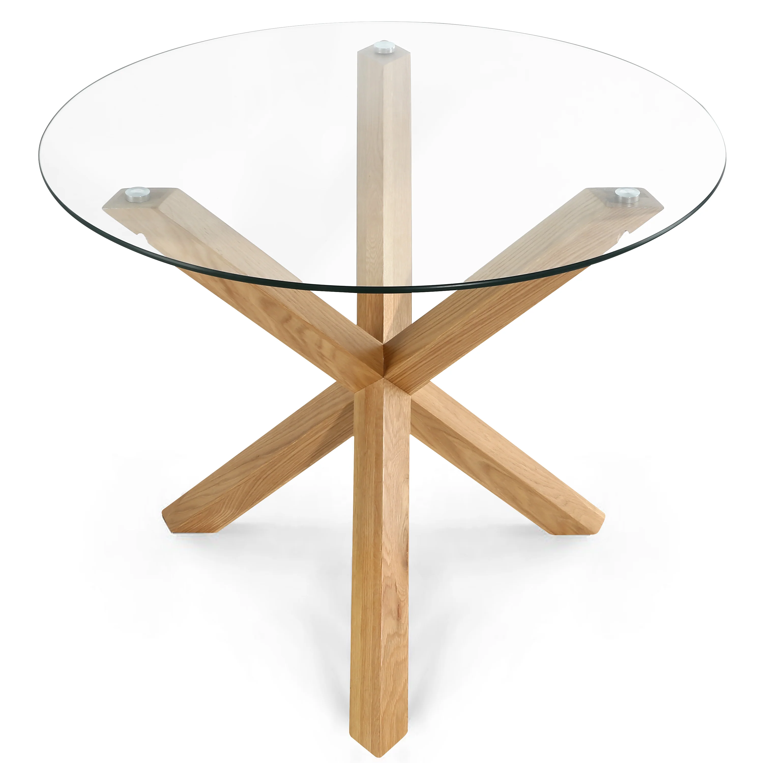Kennedy Round Dining Table (37.4") | Natural - Image 6
