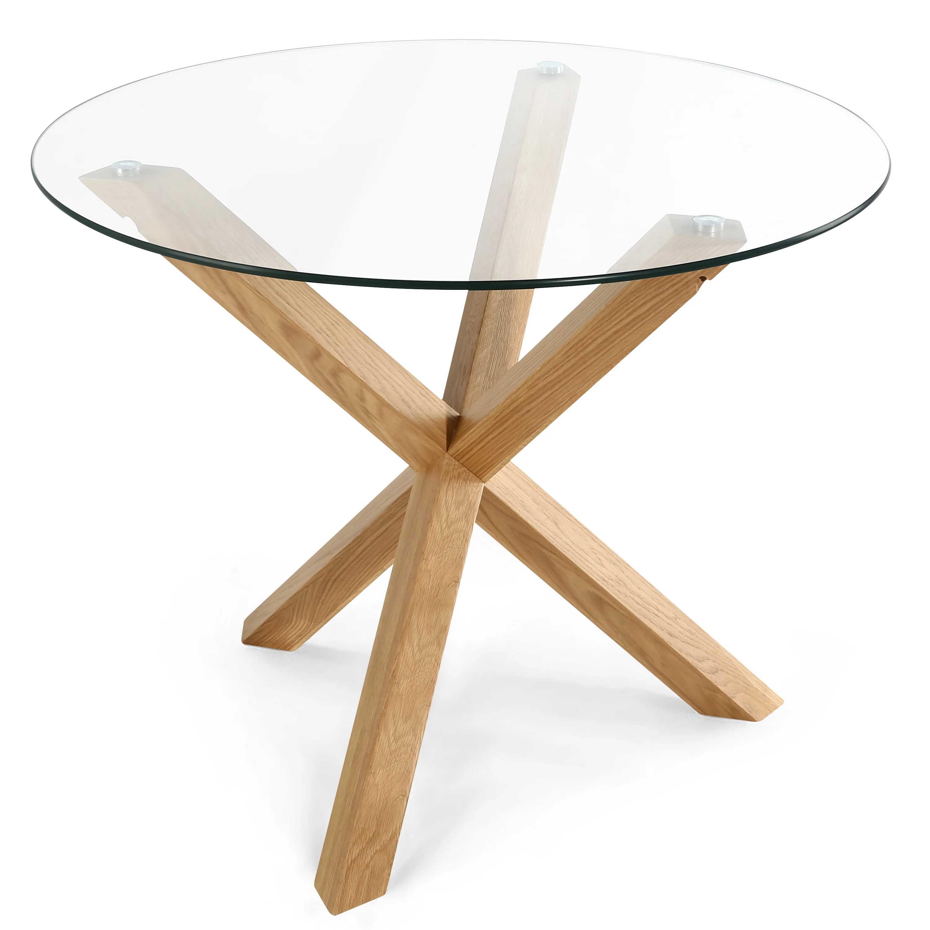 Kennedy Round Dining Table (37.4") | Natural - Image 7