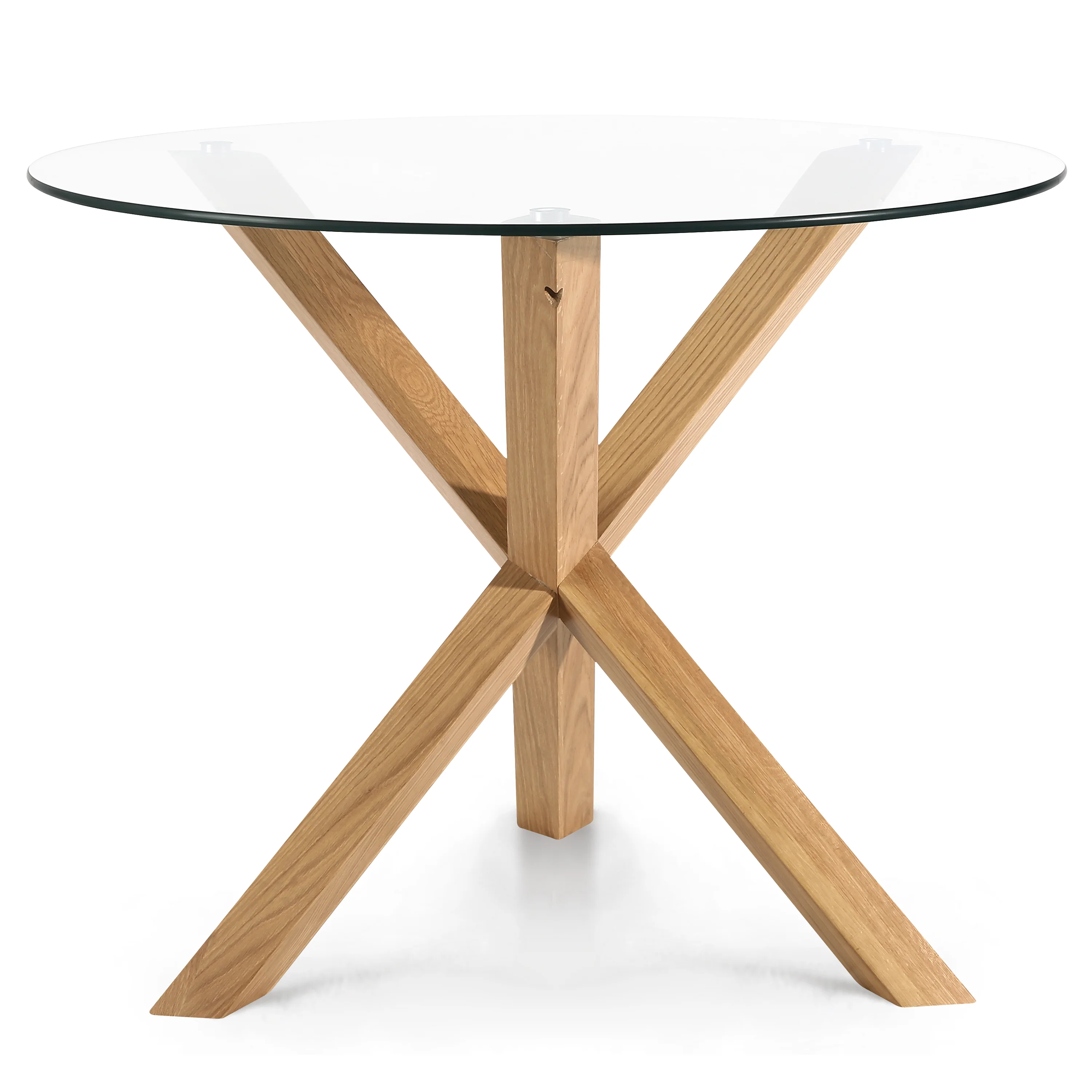 Kennedy Round Dining Table (37.4") | Natural - Image 9
