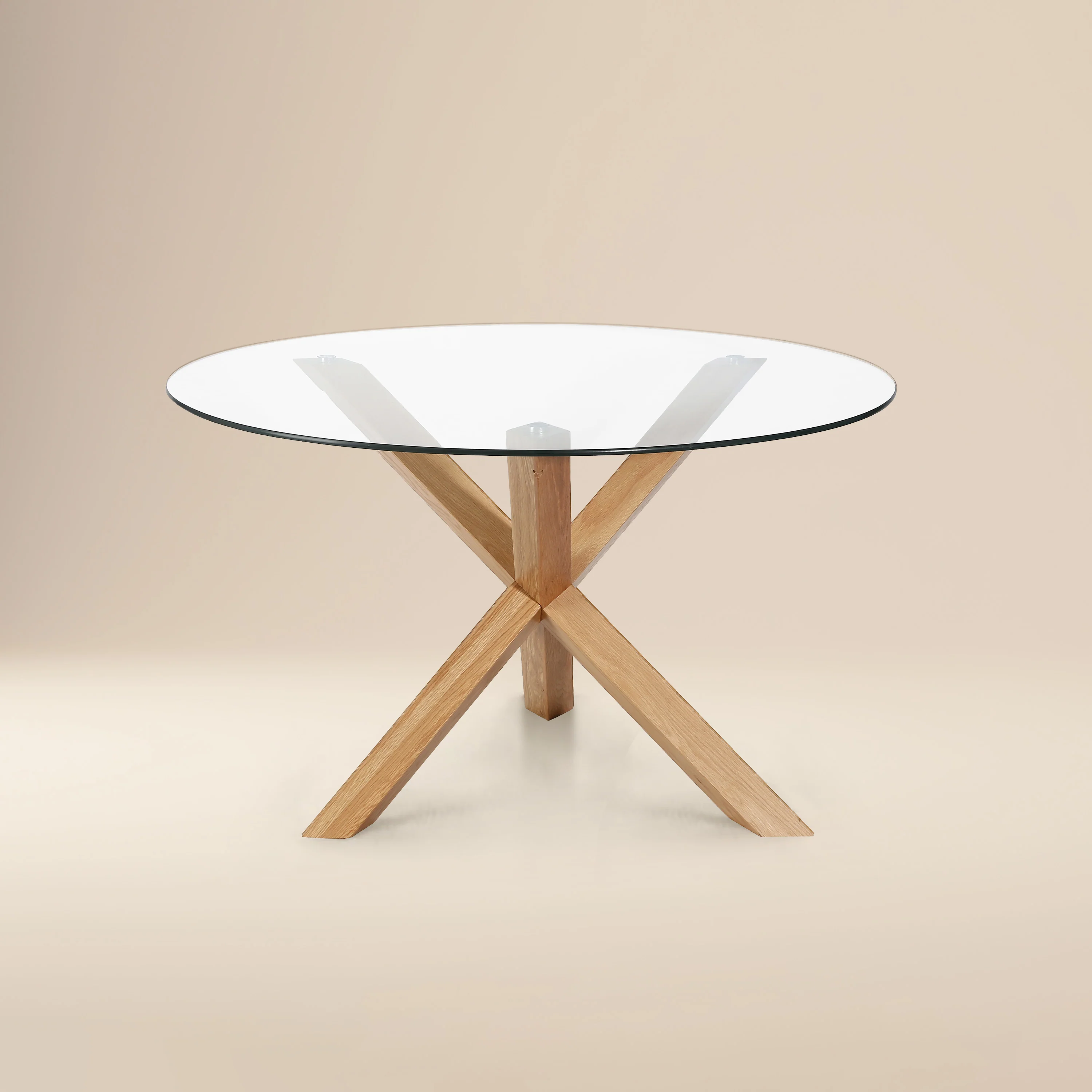 Kennedy Round Dining Table (48") | Natural