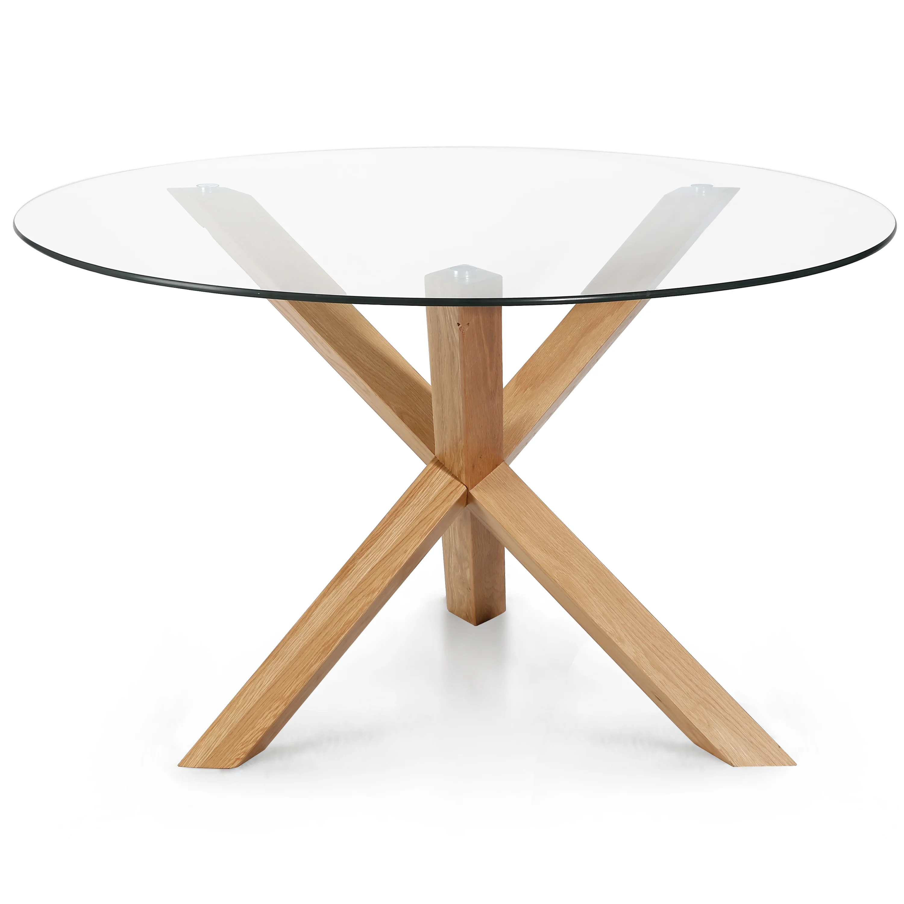 Kennedy Round Dining Table (48") | Natural - Image 2