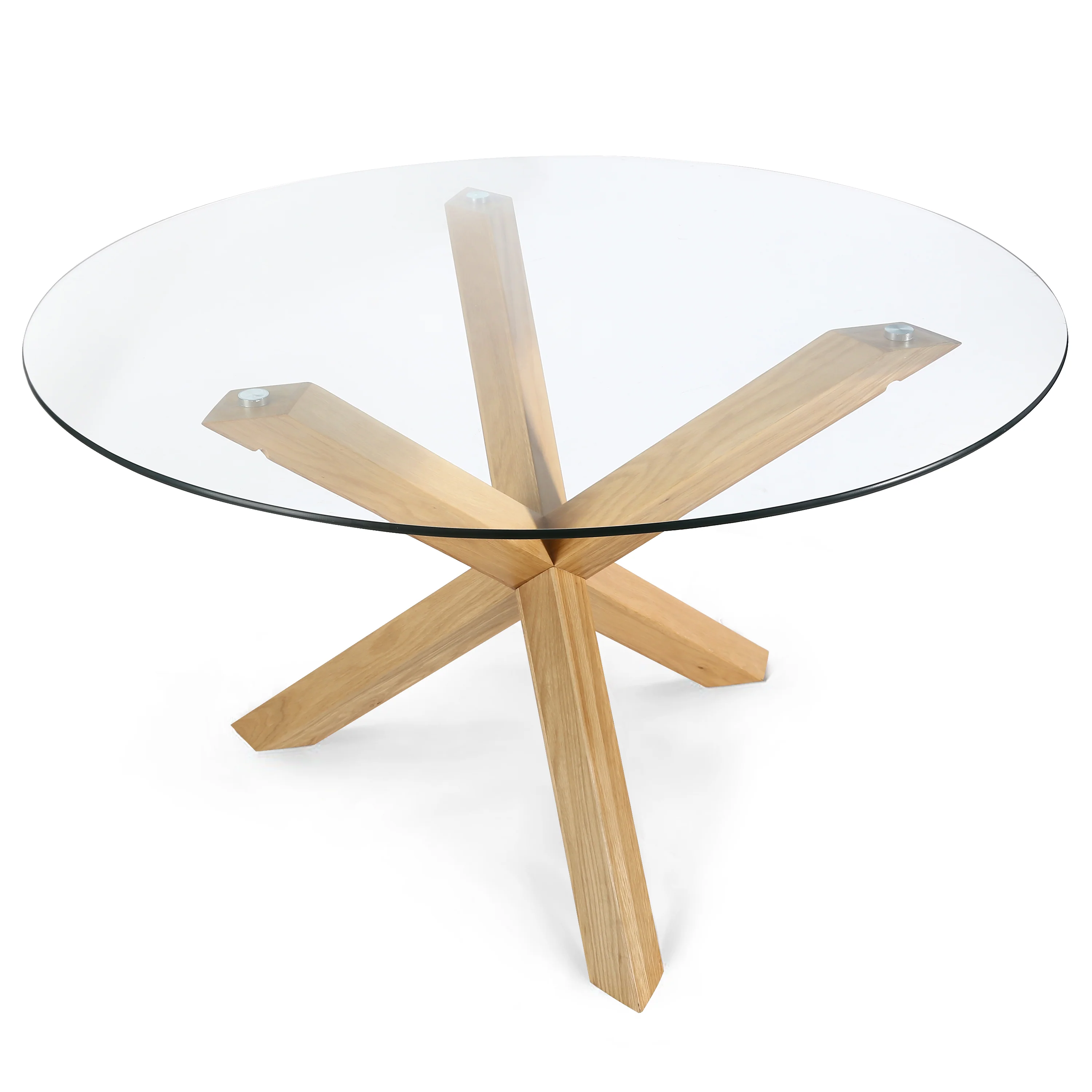 Kennedy Round Dining Table (48") | Natural - Image 7