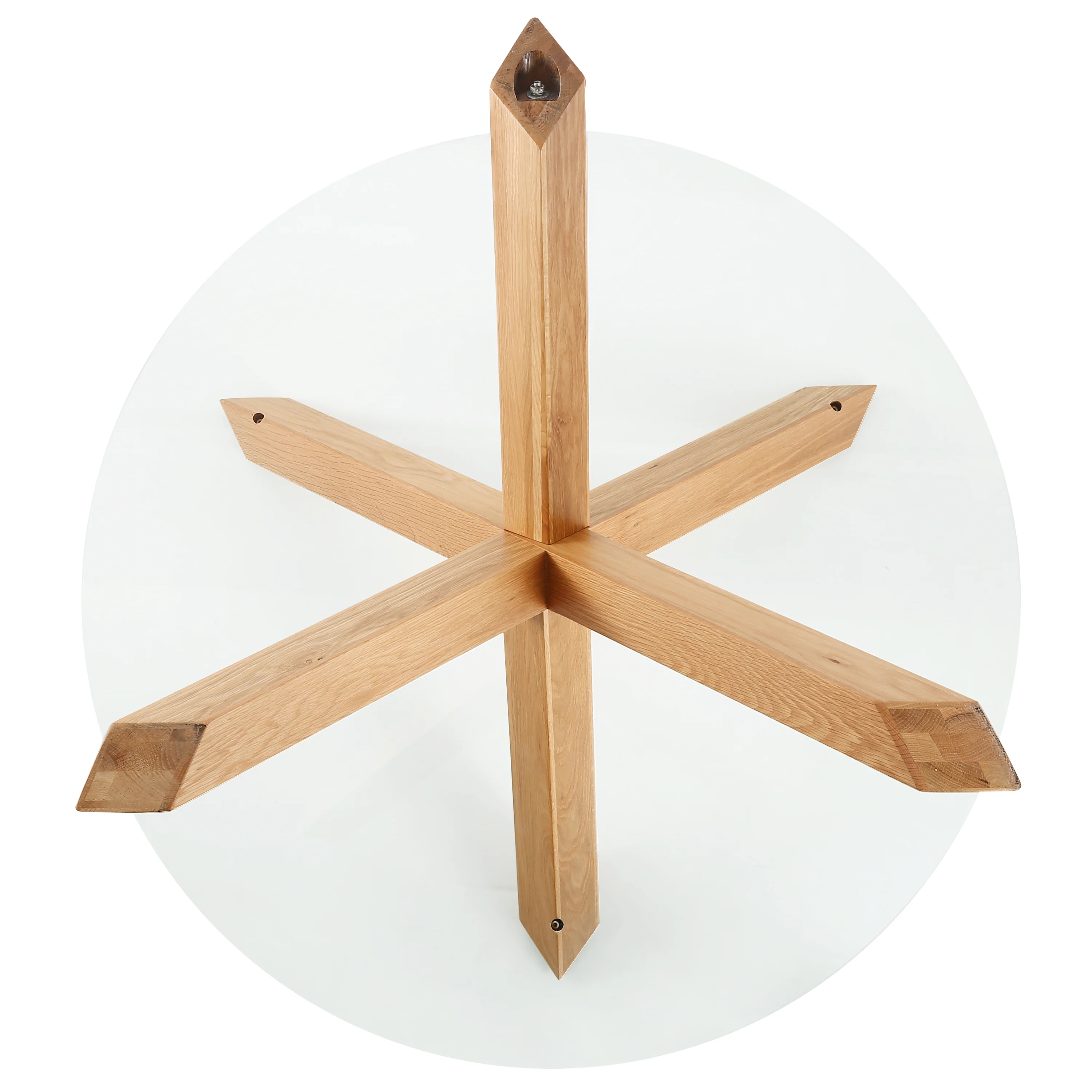 Kennedy Round Dining Table (48") | Natural - Image 8