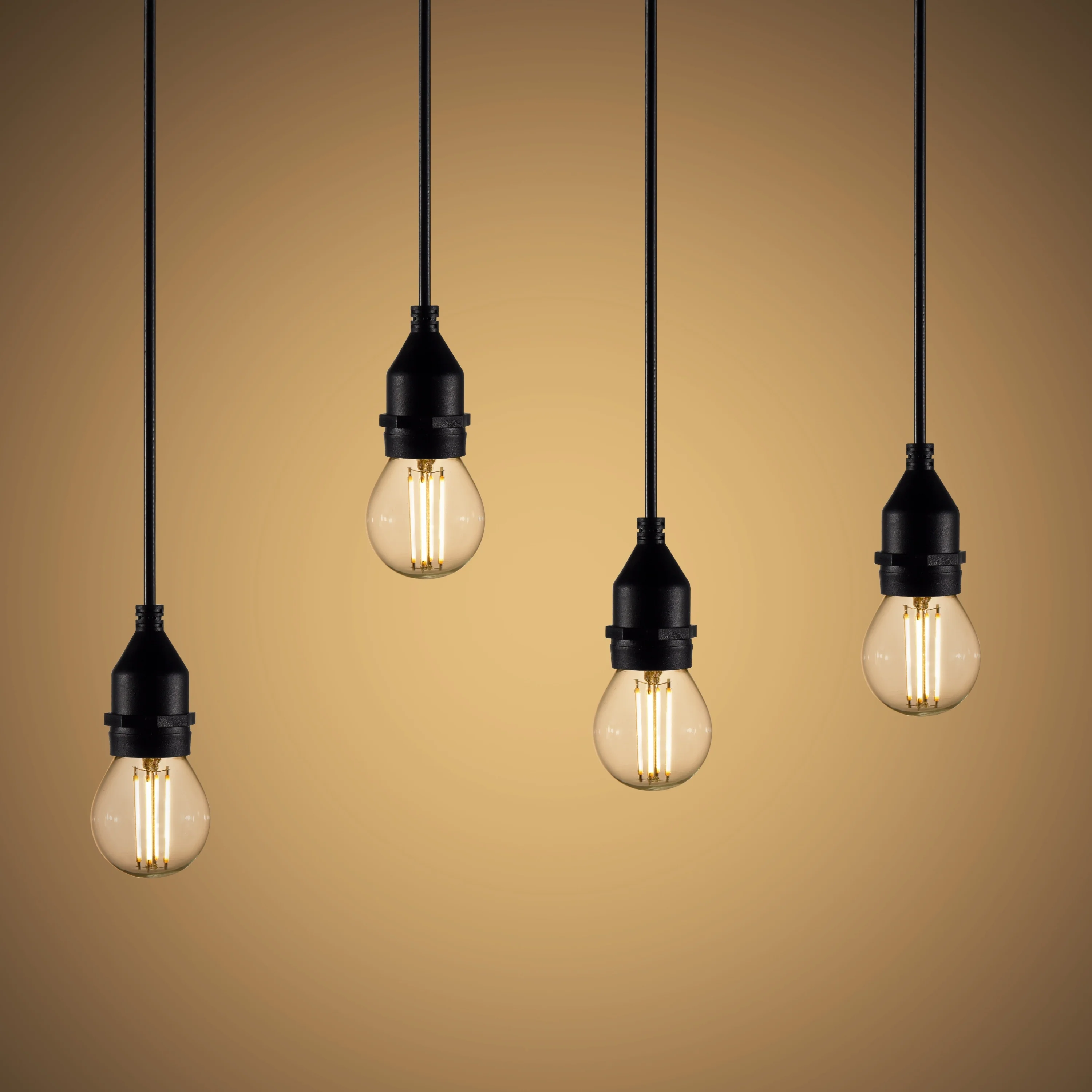 Klur G45 Shape LED Filament Light Bulb | Clear | Set of 6 - Image 4