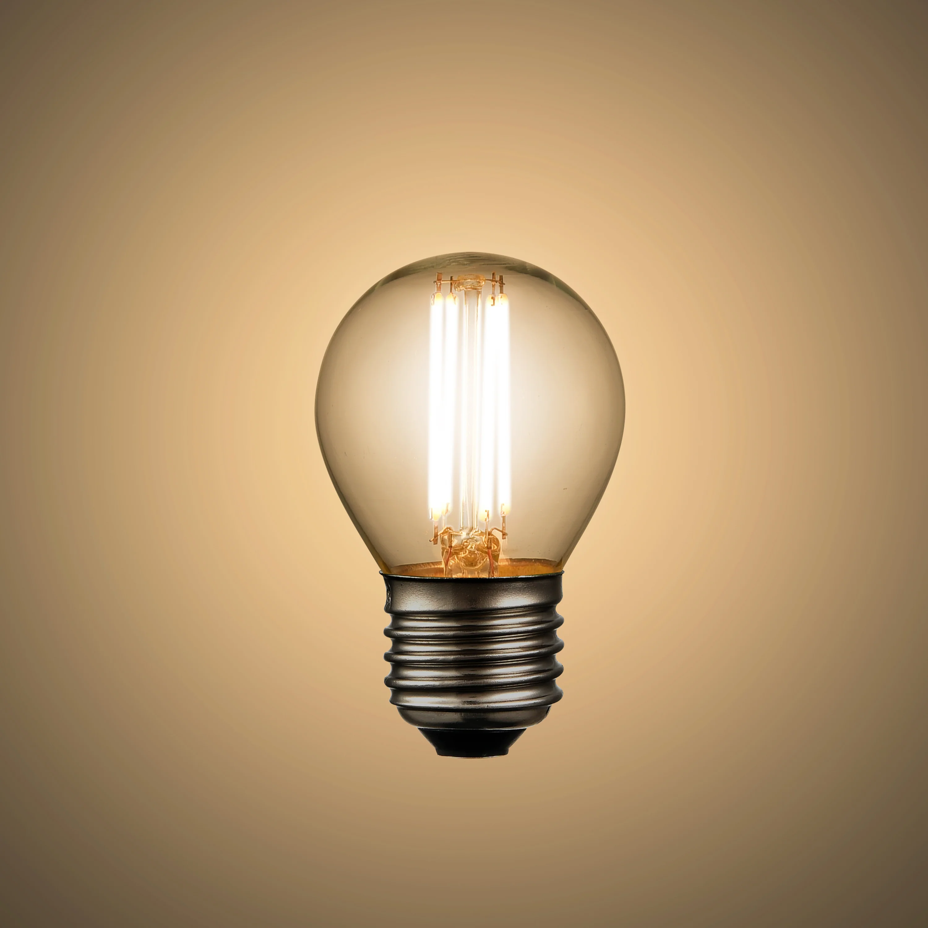 Klur G45 Shape LED Filament Light Bulb | Clear | Set of 6 - Image 5