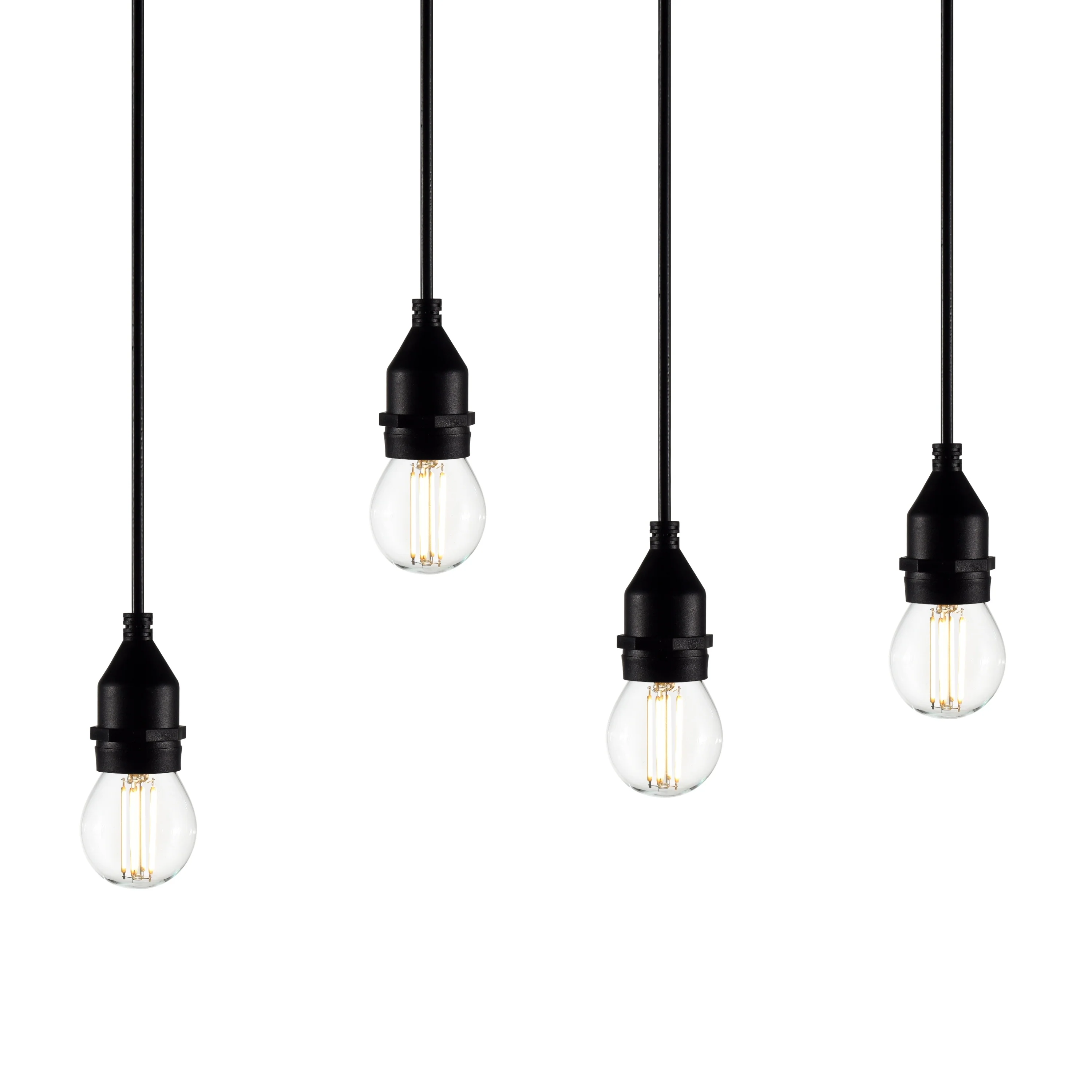 Klur G45 Shape LED Filament Light Bulb | Clear | Set of 6 - Image 7