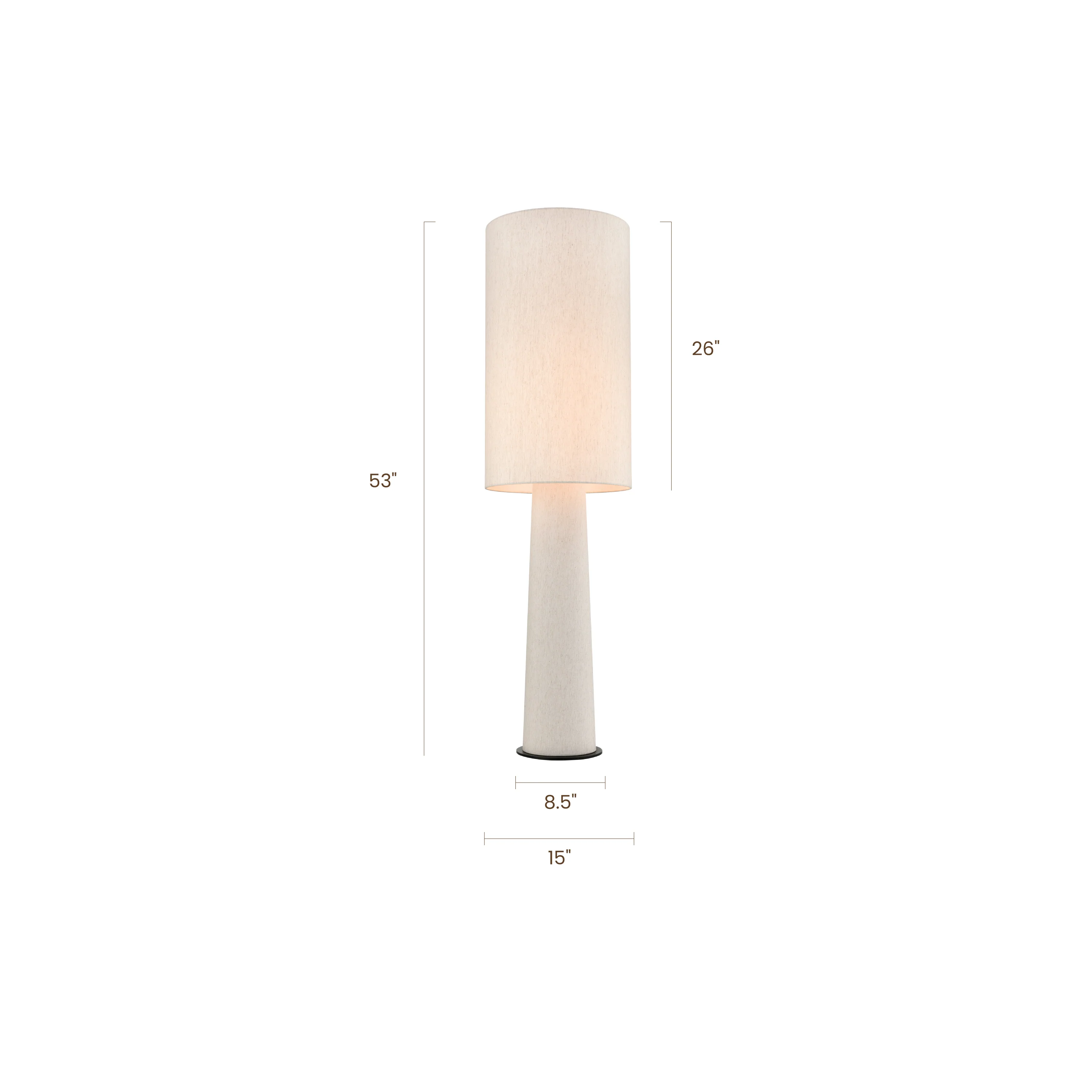 Kobe Floor Lamp | Natural - Image 14