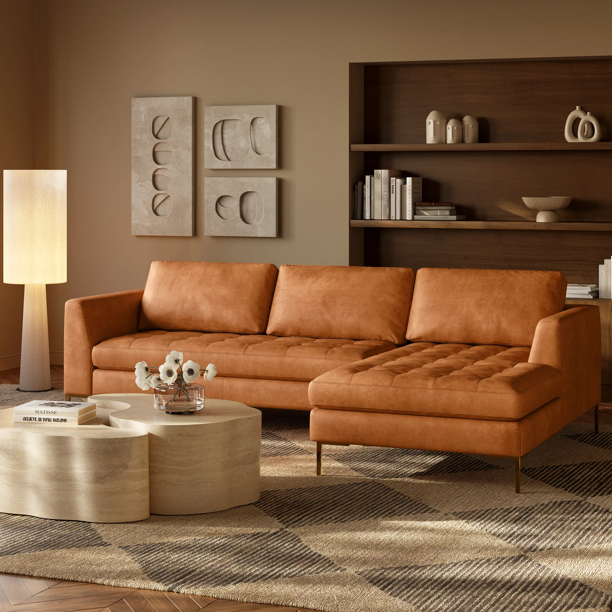 Kobe Floor Lamp | Natural - Image 3