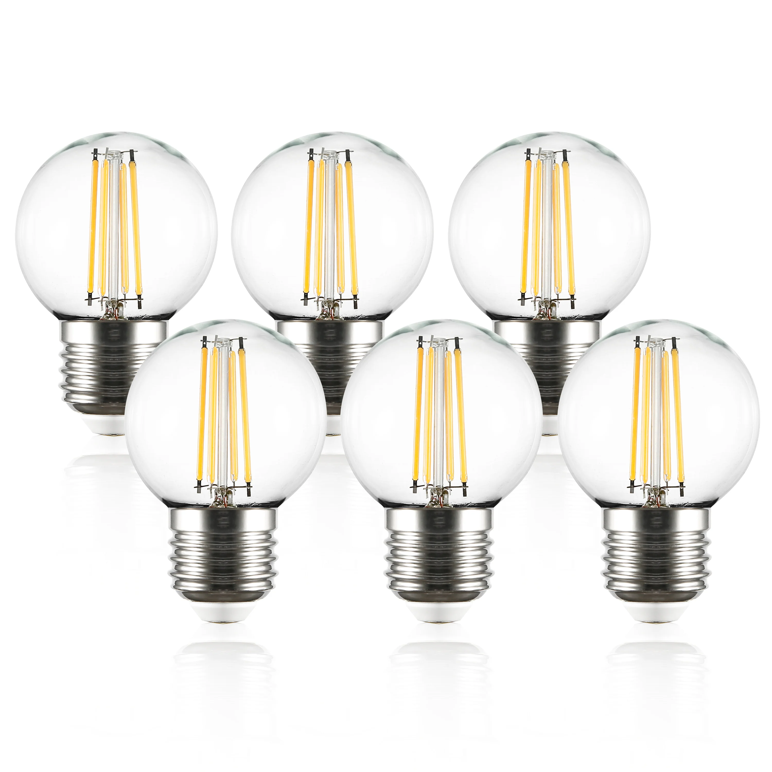 Koby G16.5 Clear LED Filament Light Bulb | Clear | Set of 6 - Image 9