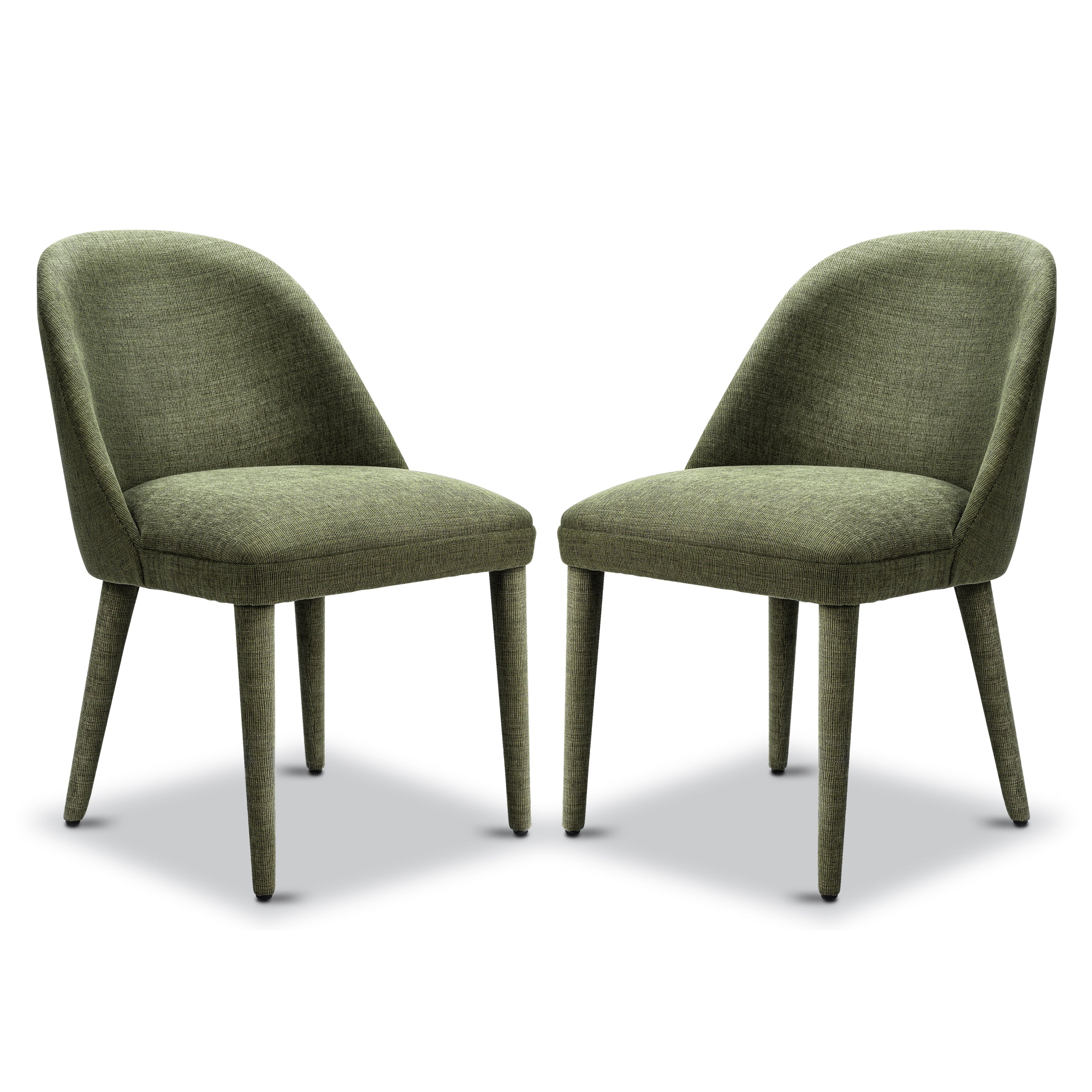 Labin Dining Chair | Moss Green | Set of 2 - Image 5