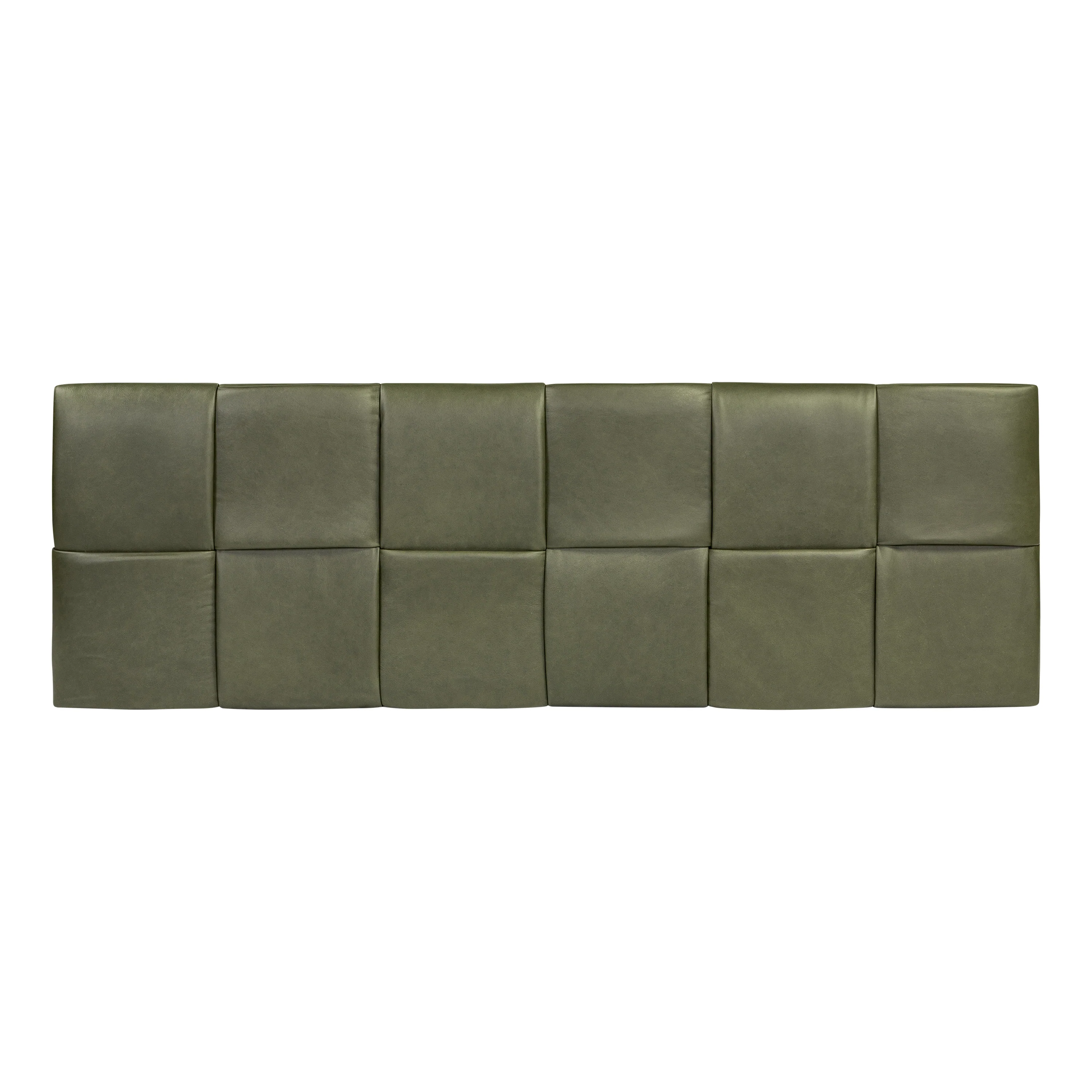 Lapua 55" Leather Bench | Olivine Green - Image 5