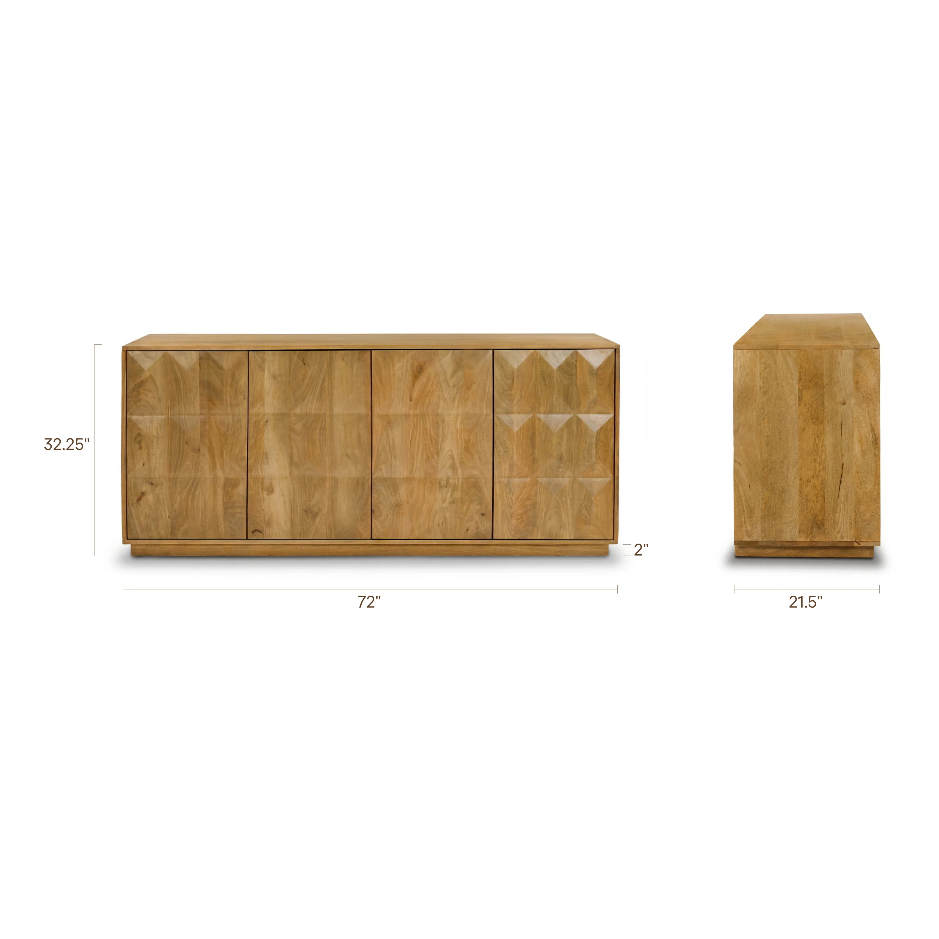 Laso Sideboard (72") | Natural - Image 8