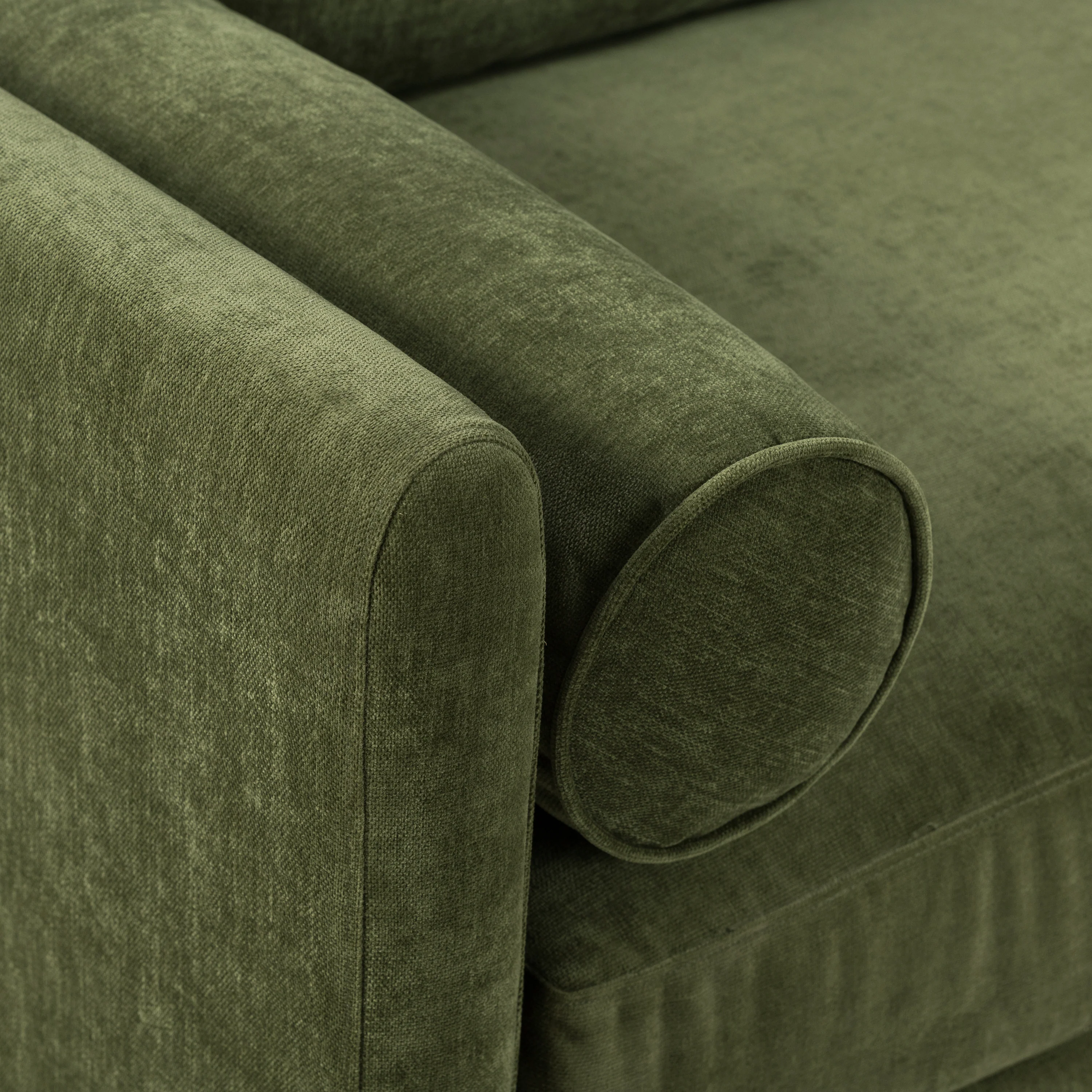 Lea 90.5" Sofa | Distressed Green Velvet - Image 13