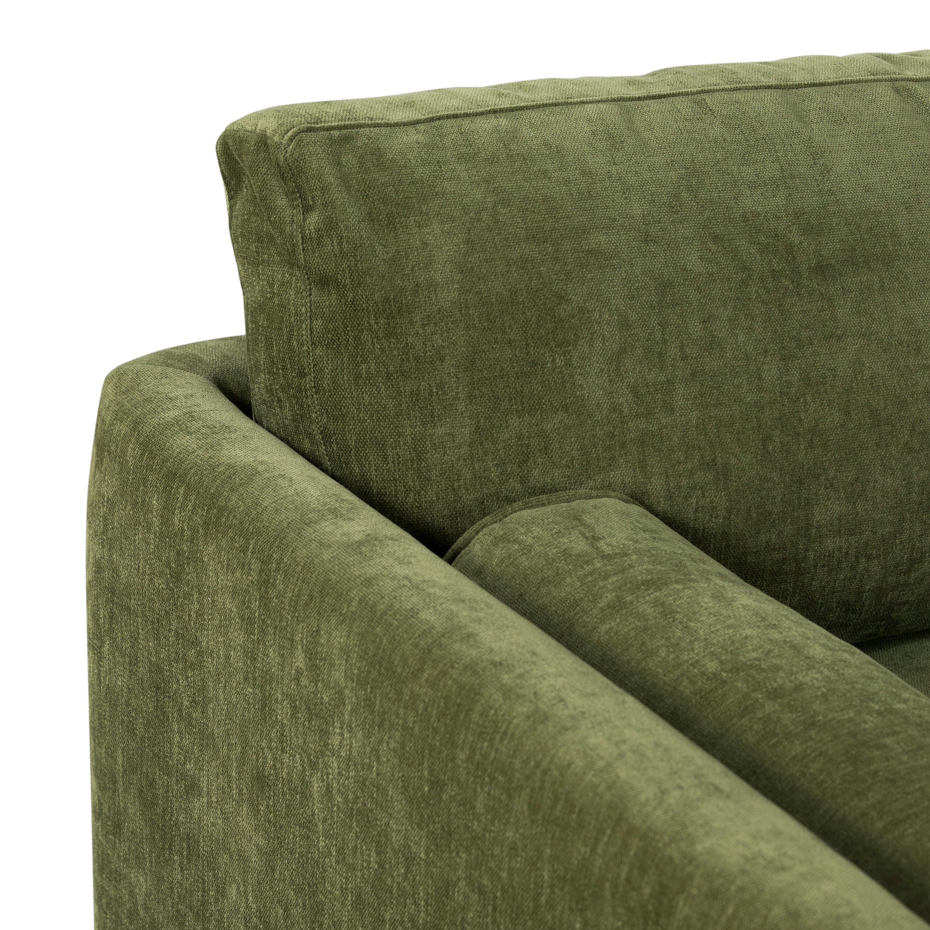 Lea 90.5" Sofa | Distressed Green Velvet - Image 14