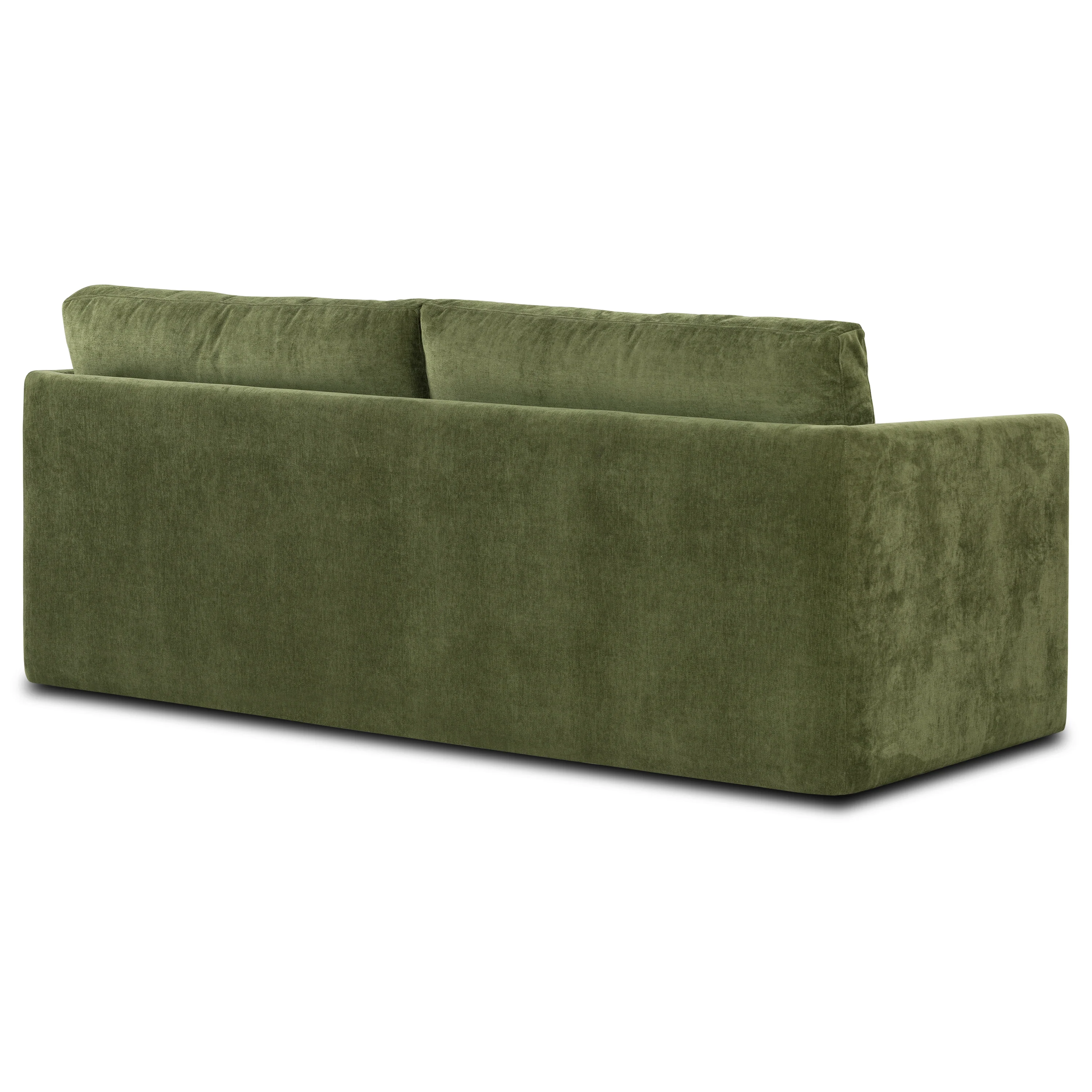 Lea 90.5" Sofa | Distressed Green Velvet - Image 8