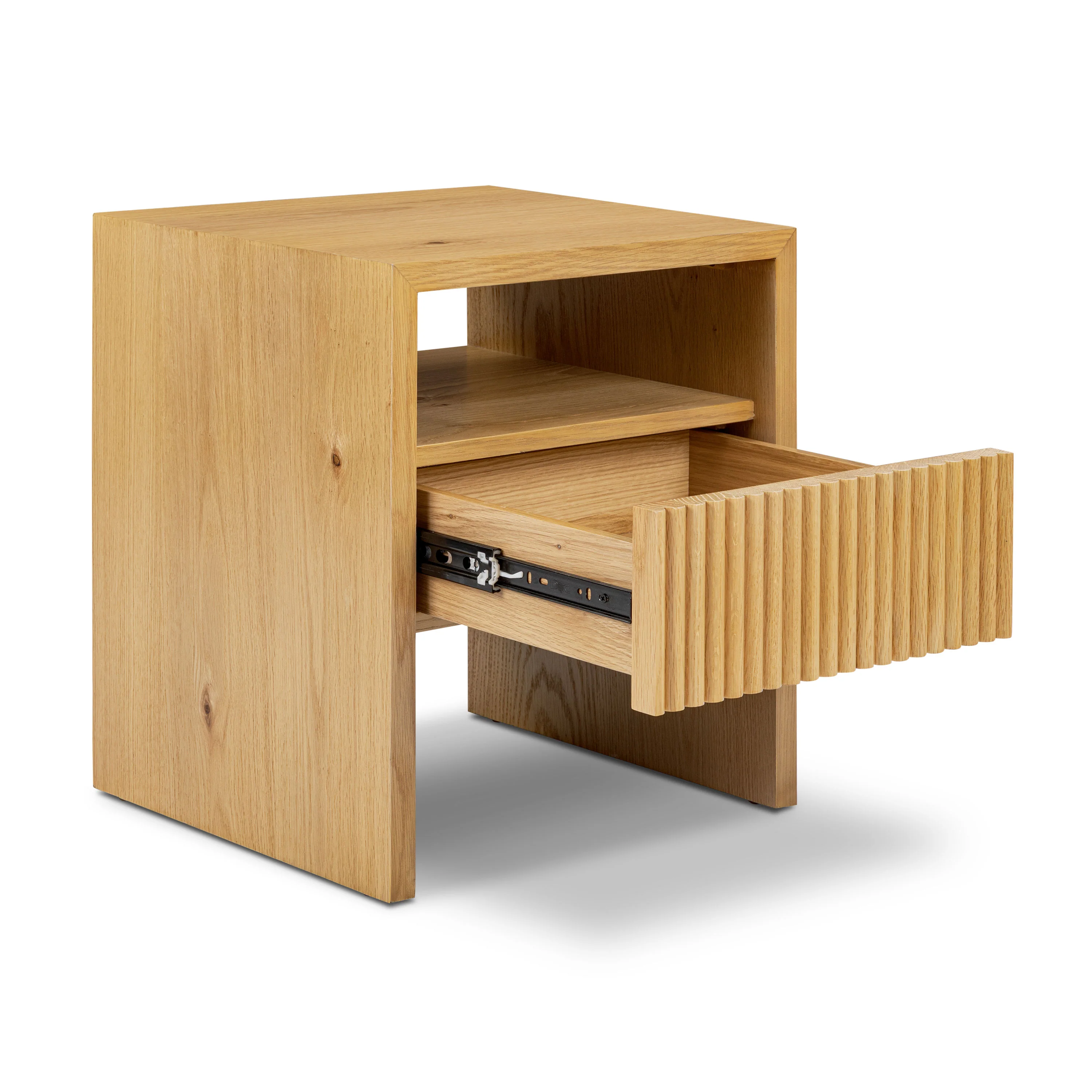 Leeds Nightstand | Oak - Image 5